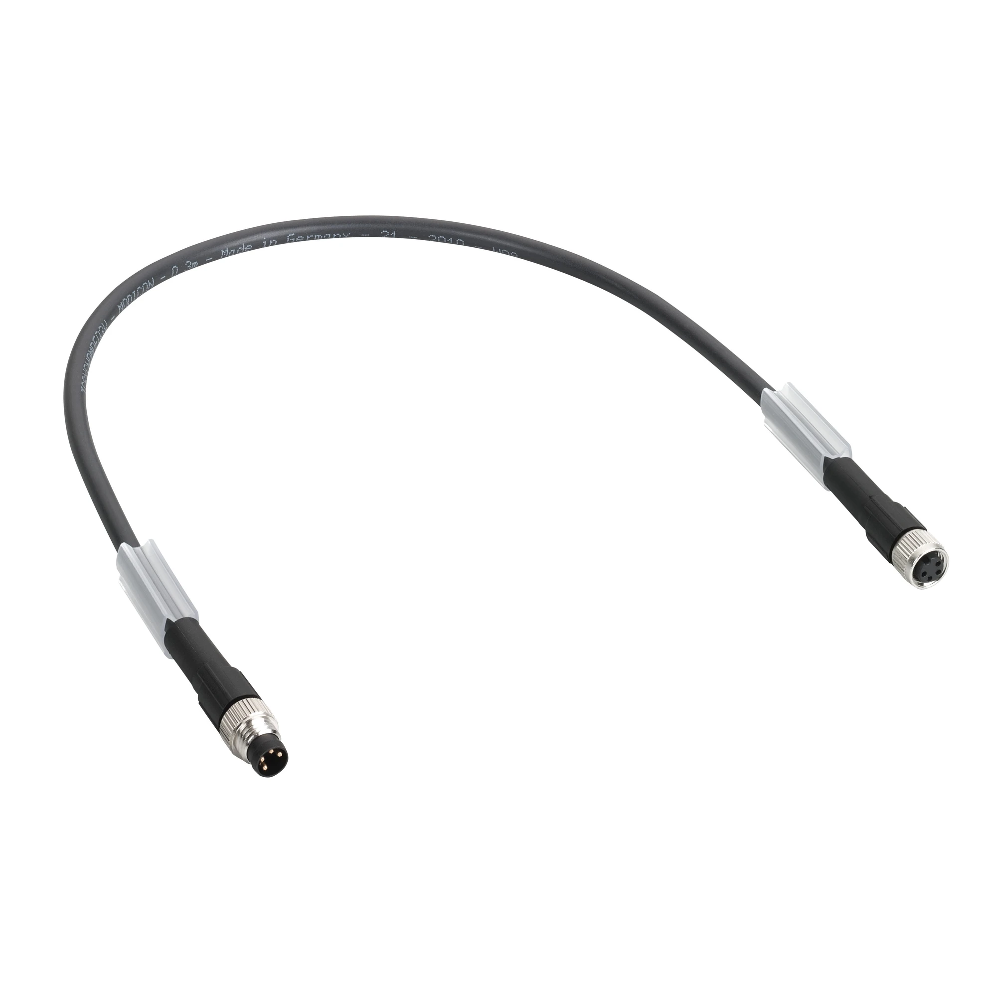 Schneider Electric TCSXCNDMDF15V Power Cable Daisy Chain, straight, 2 x M8 plug-female, 15m (img_001)