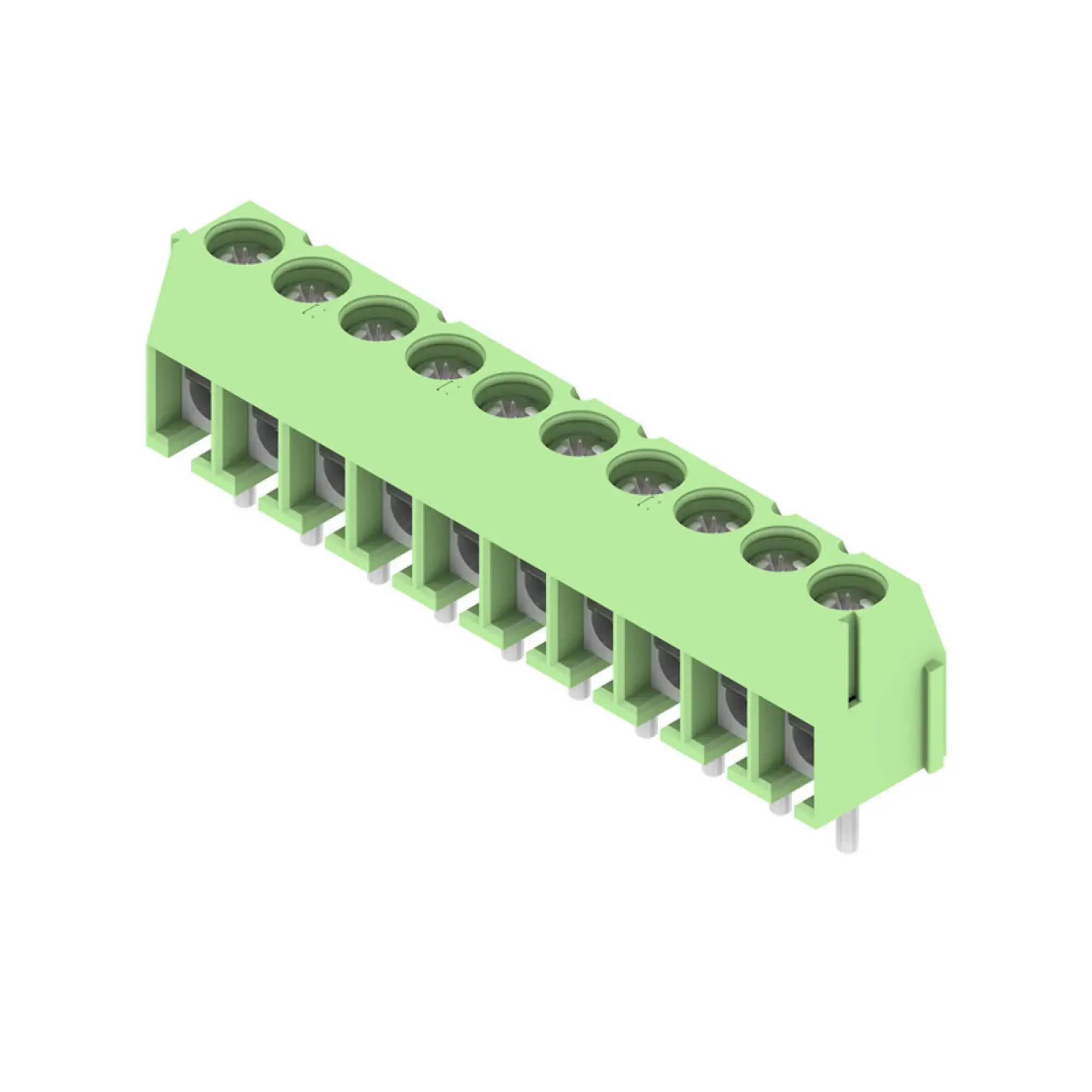 Weidmüller 1811480000 PCB terminal, 160 V, 17.5 A, Pitch in mm: 3.50, 1.5 mm², Number of poles: 10, Pressure clamp connection, THT solder connection, 90°, Box (img_001) Weidmüller 1811480000 PCB terminal, 160 V, 17.5 A, Pitch in mm: 3.50, 1.5 mm², Number of poles: 10, Pressure clamp connection, THT solder connection, 90°, Box (img_001)