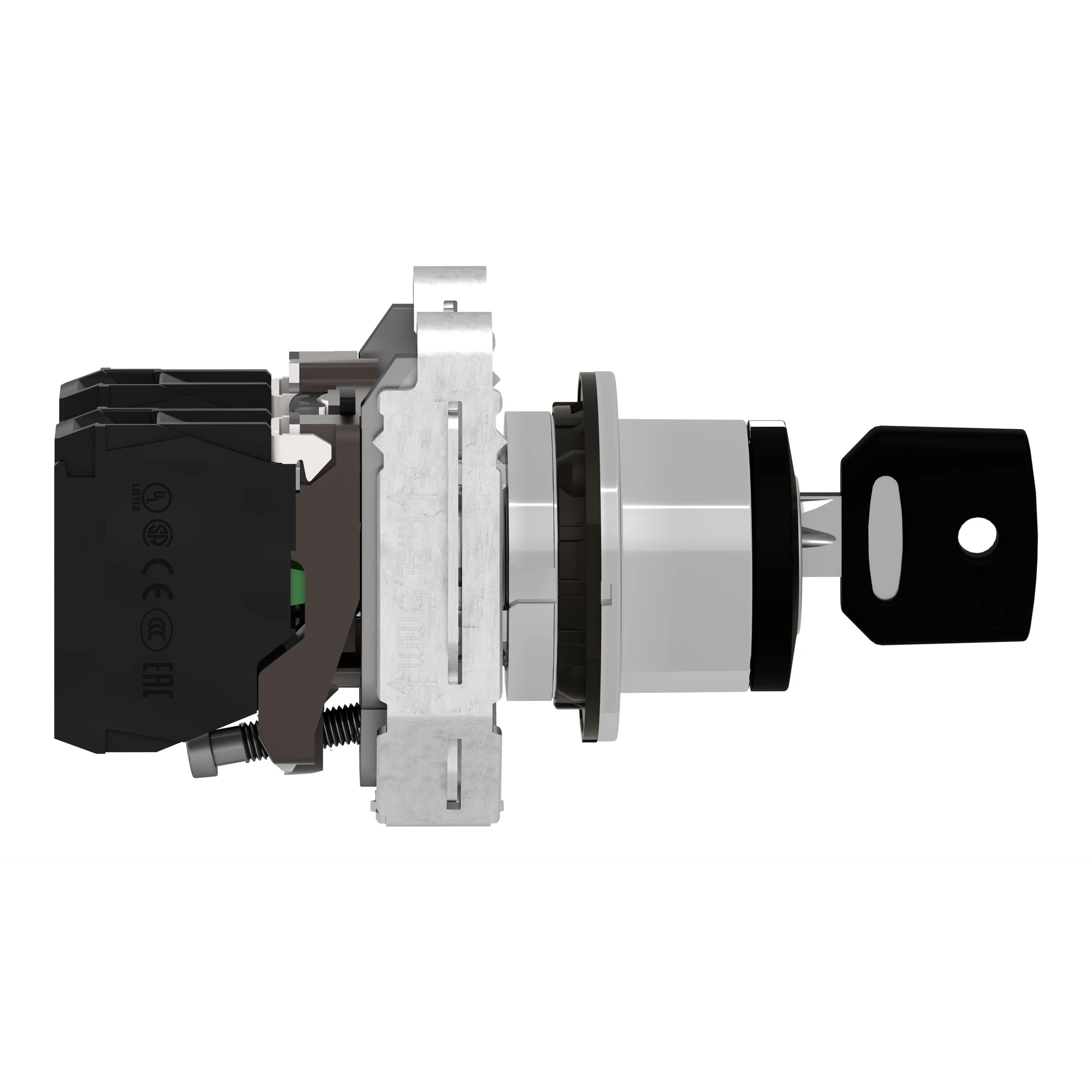 Schneider Electric XB4FG03 Key switch, Harmony XB4F, metal, 30mm, black, 3 positions, latching, Ronis 455, 2S (img_003) Schneider Electric XB4FG03 Key switch, Harmony XB4F, metal, 30mm, black, 3 positions, latching, Ronis 455, 2S (img_003)