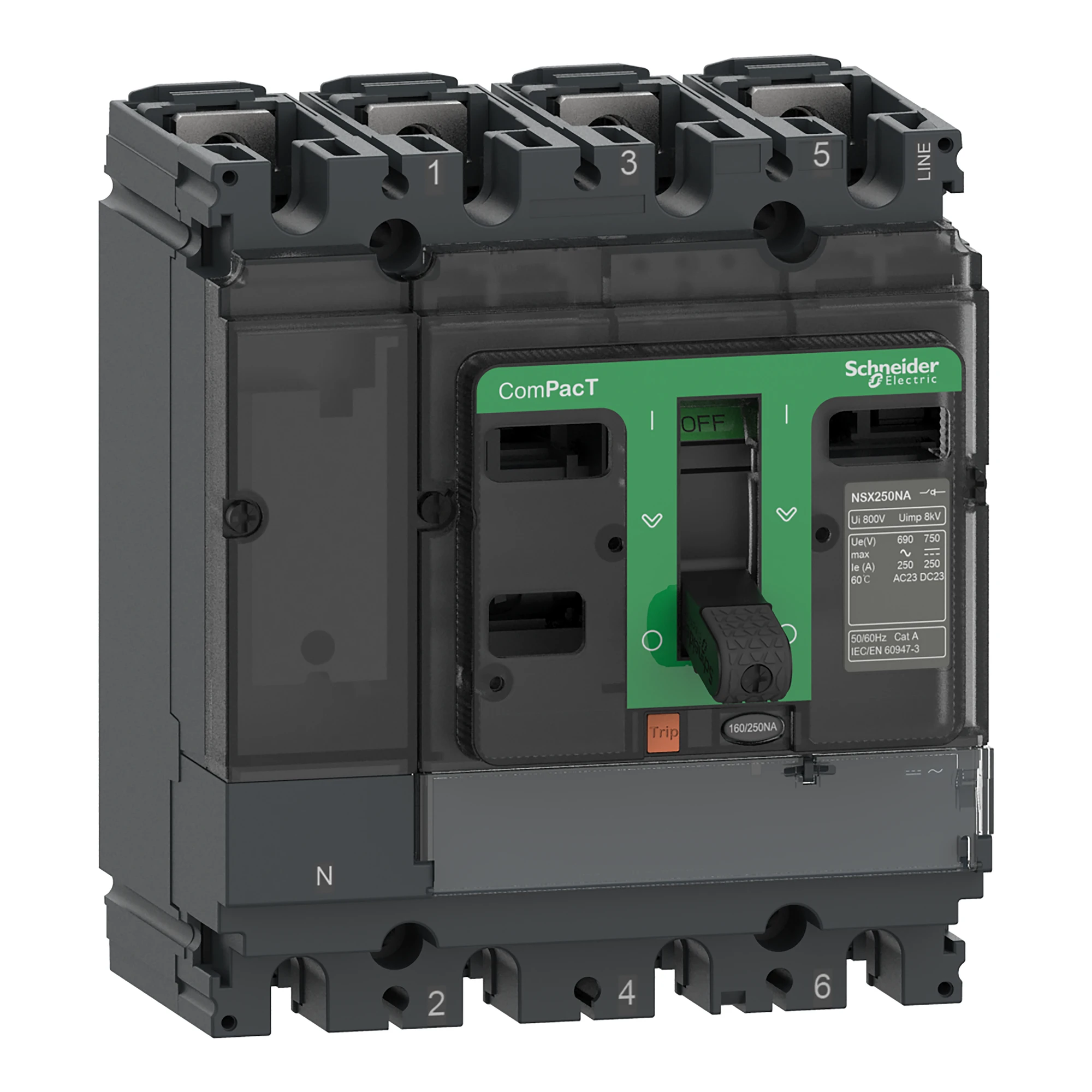 Schneider Electric C254250S Load Disconnect Switch ComPacT NSX250NA, 4 poles, 250 A, AC22A, AC23A (img_001) Schneider Electric C254250S Load Disconnect Switch ComPacT NSX250NA, 4 poles, 250 A, AC22A, AC23A (img_001)