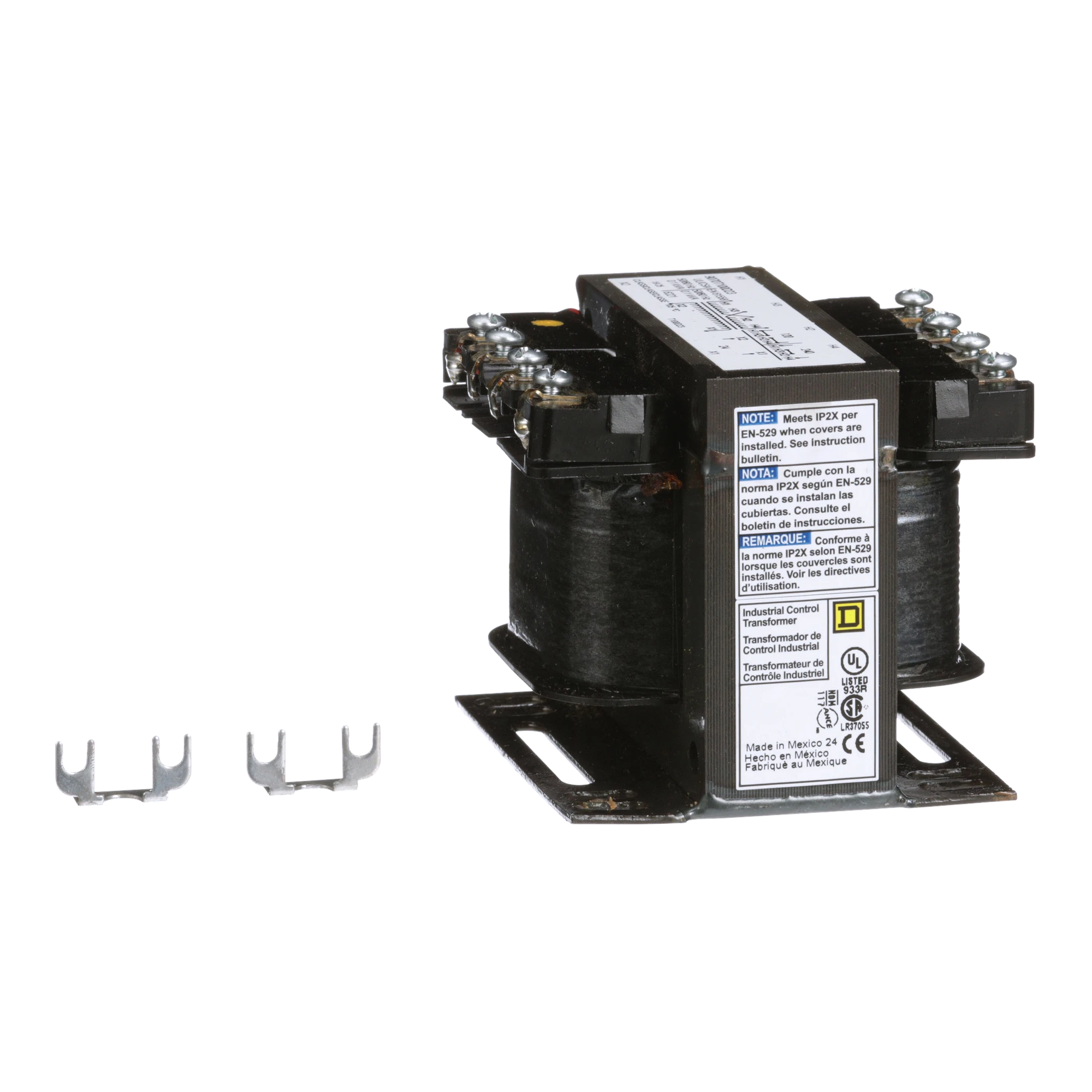 Schneider Electric 9070T100D23 Transformer Control Type T, 100VA, 120/240V AC primary, 24V AC secondary (img_001)