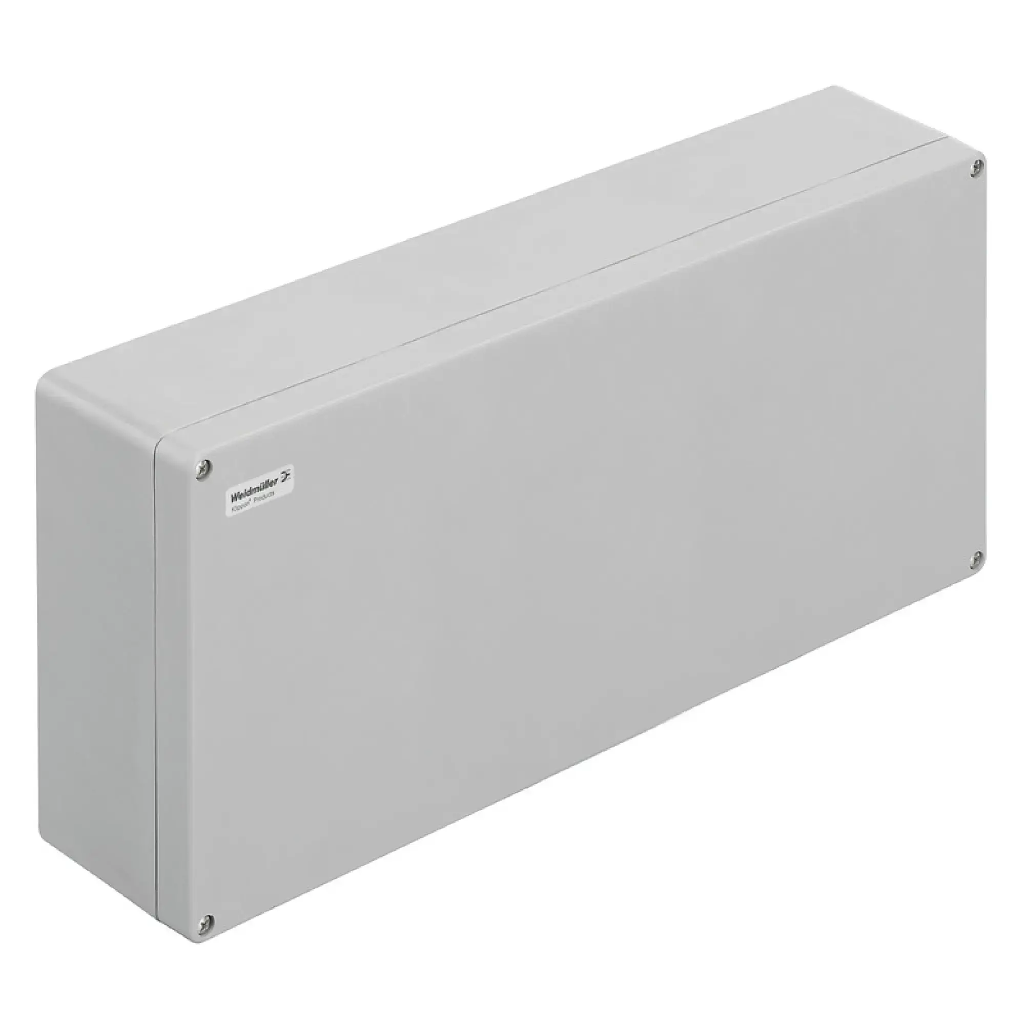 Weidmüller 1305950000 Plastic housing, Klippon POK (polyester empty enclosure), 600 x 250 x 120 mm, Gland plates: , Glass fibre-reinforced polyester, untreated, polished, S (img_001)