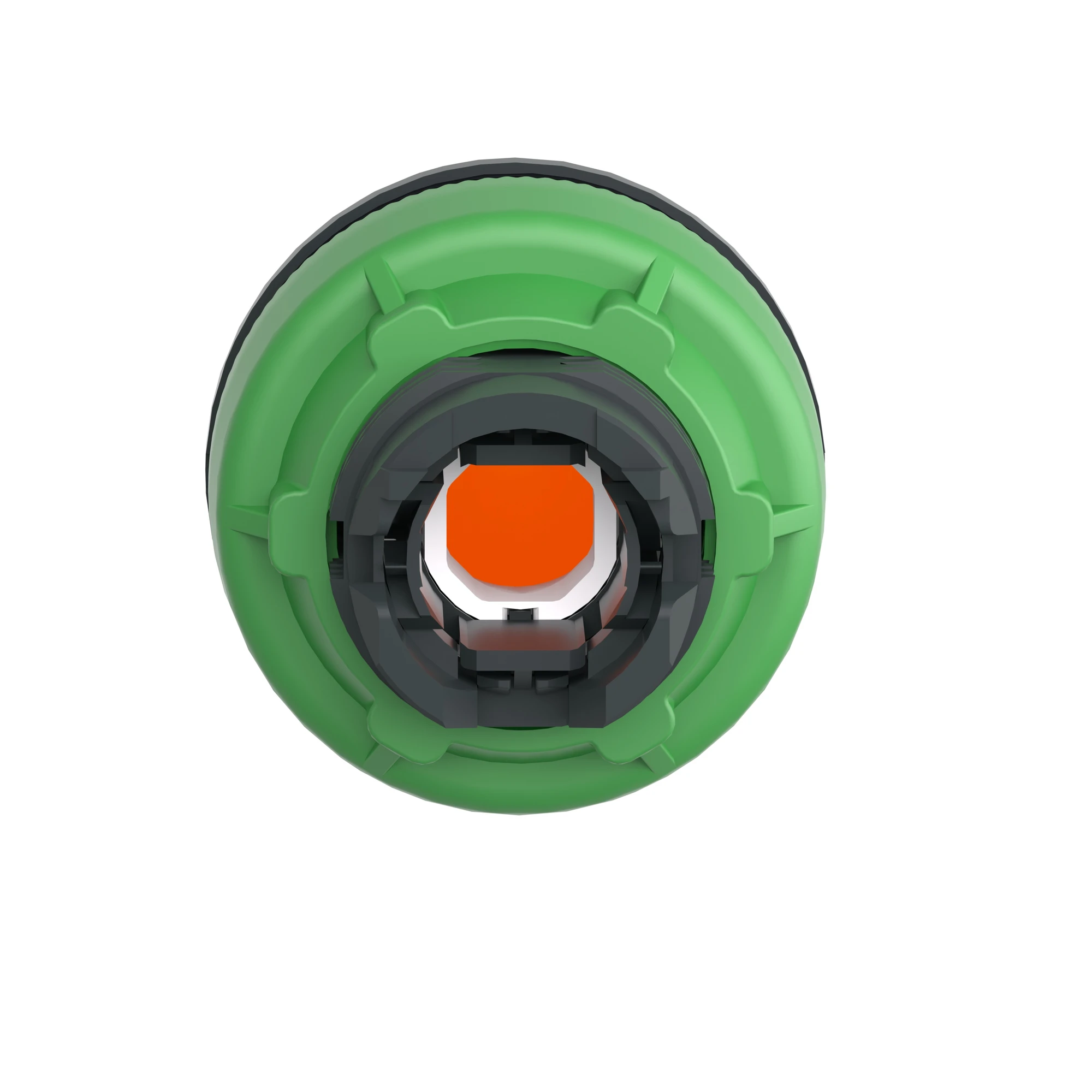 Schneider Electric ZB5FW153 Illuminated Push Button, Front Element, Harmony XB5F, Plastic, 30mm, Orange, Projecting, for Universal LED (img_002)