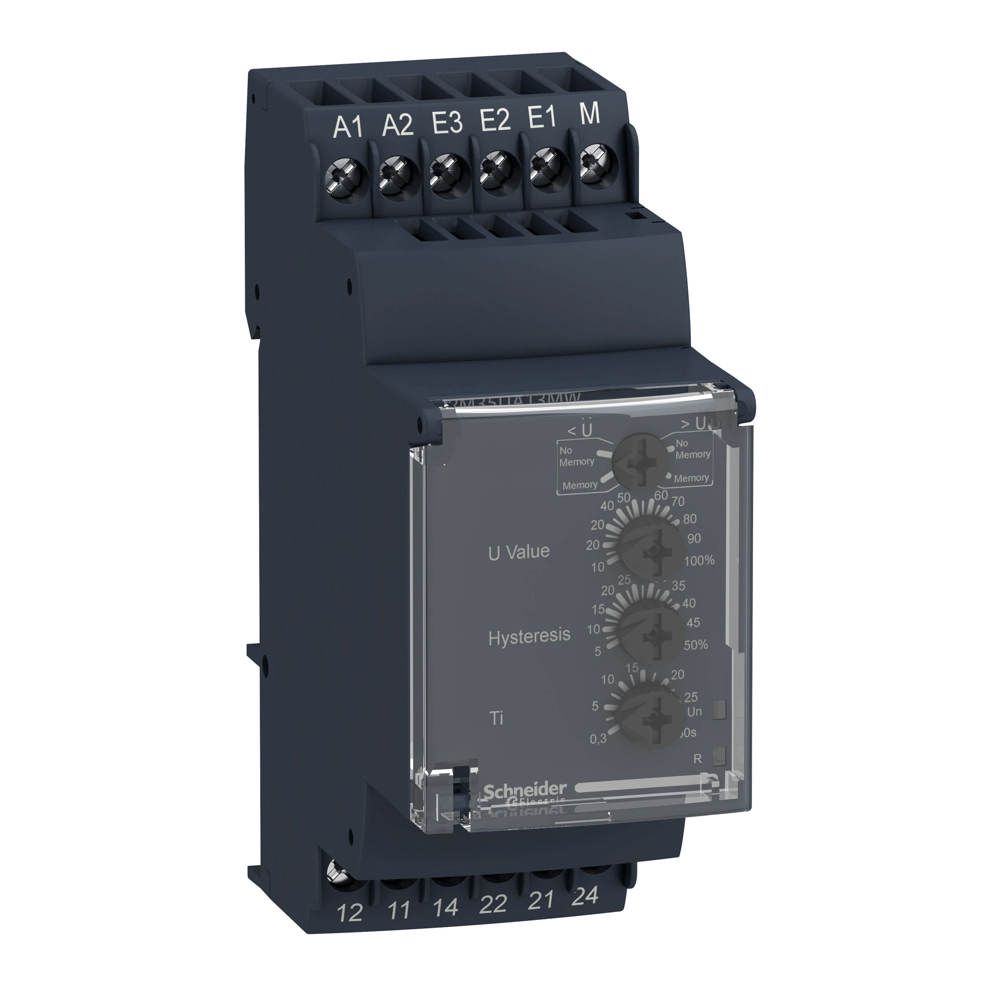 Schneider Electric RM35UA12MW Multifunctional voltage monitor, 1-100 V, 24-240VAC/DC, 2 W (img_001) Schneider Electric RM35UA12MW Multifunctional voltage monitor, 1-100 V, 24-240VAC/DC, 2 W (img_001)