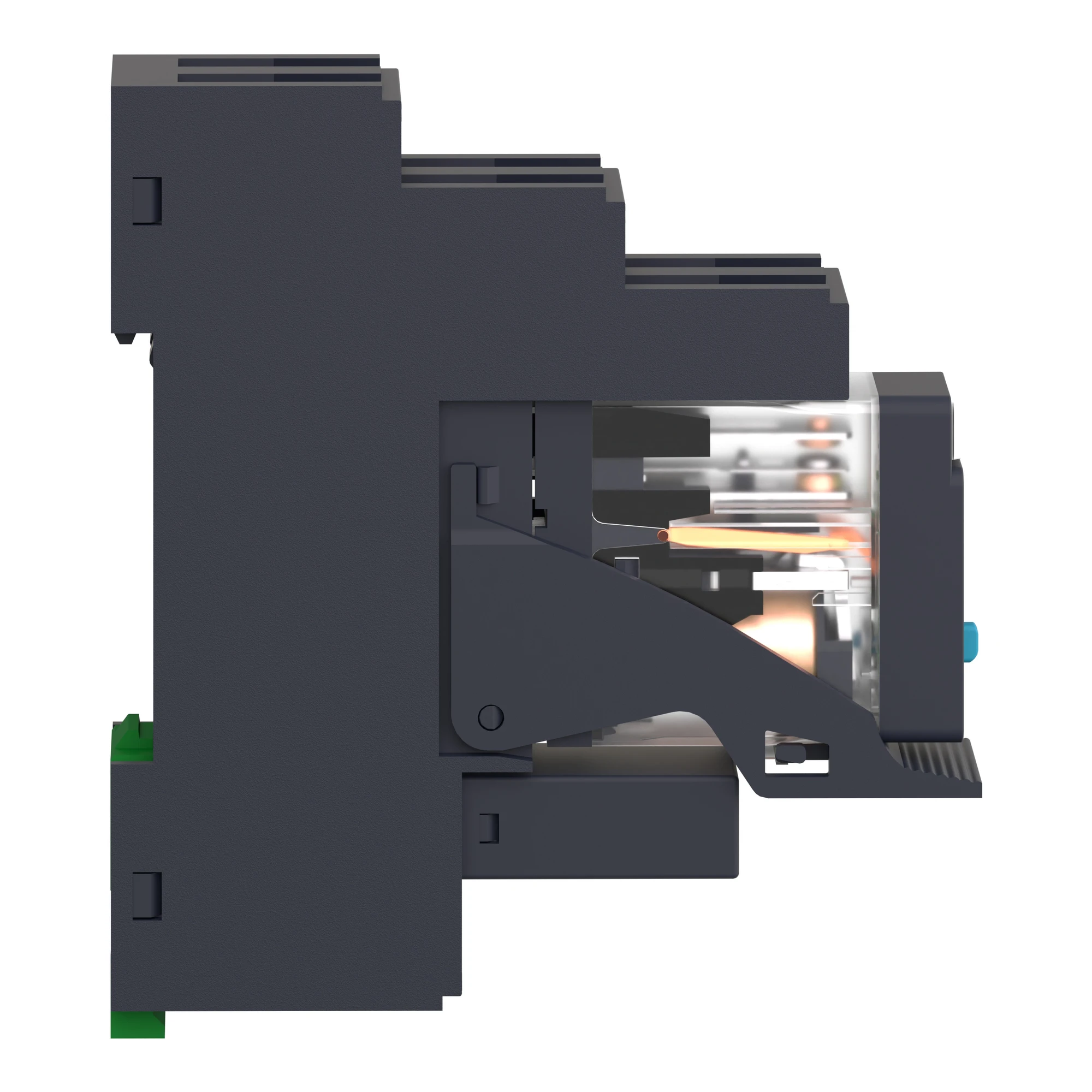 Schneider Electric RXG22BDPV Interface Relay 2W 5A 24VDC LED Test Button Base Clamp Diode Mounted (img_004) Schneider Electric RXG22BDPV Interface Relay 2W 5A 24VDC LED Test Button Base Clamp Diode Mounted (img_004)