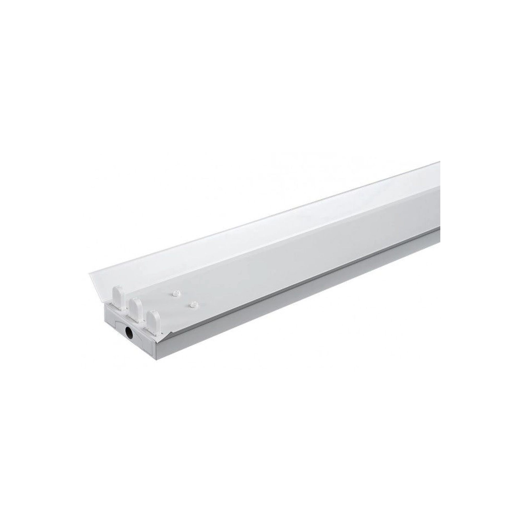 WSU Lights LED IP22 Leuchte Refelktor für 3 T8 Röhre - 1530x230x68mm - IP22 WSU Lights LED IP22 Leuchte Refelktor für 3 T8 Röhre - 1530x230x68mm - IP22