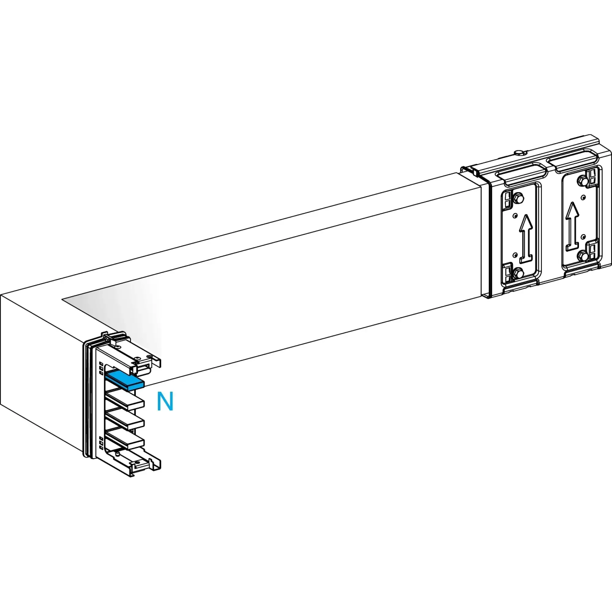 Schneider Electric KSA250DLL42A KSA Angle Element, 250A, upright, selectable length (img_002)