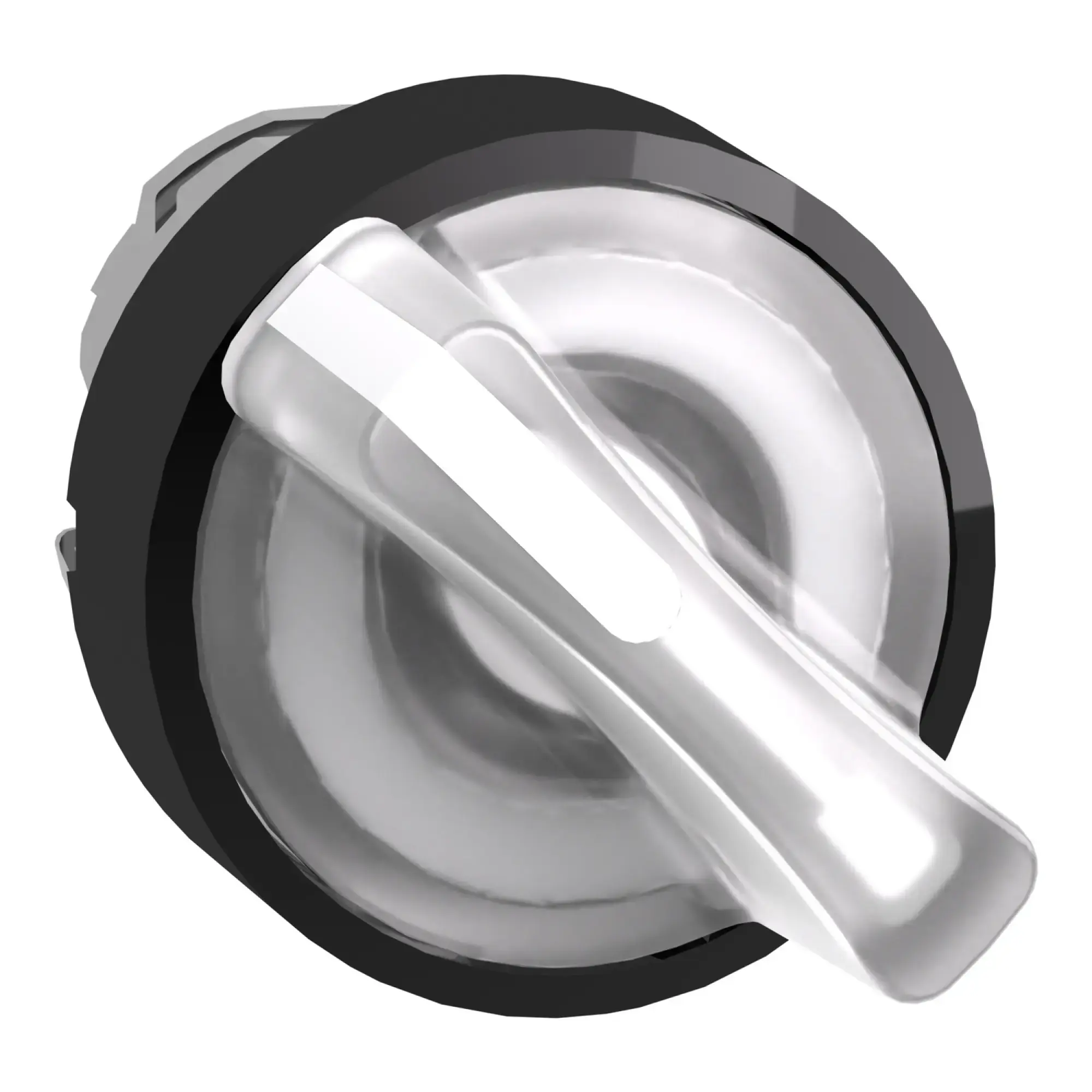 Schneider Electric ZB4BK12137 Illuminated Selector Switch, Front Element, Harmony XB4, Metal Black, 22mm, White, for Universal LED, 2 Positions, Latching (img_009) Schneider Electric ZB4BK12137 Illuminated Selector Switch, Front Element, Harmony XB4, Metal Black, 22mm, White, for Universal LED, 2 Positions, Latching (img_009)