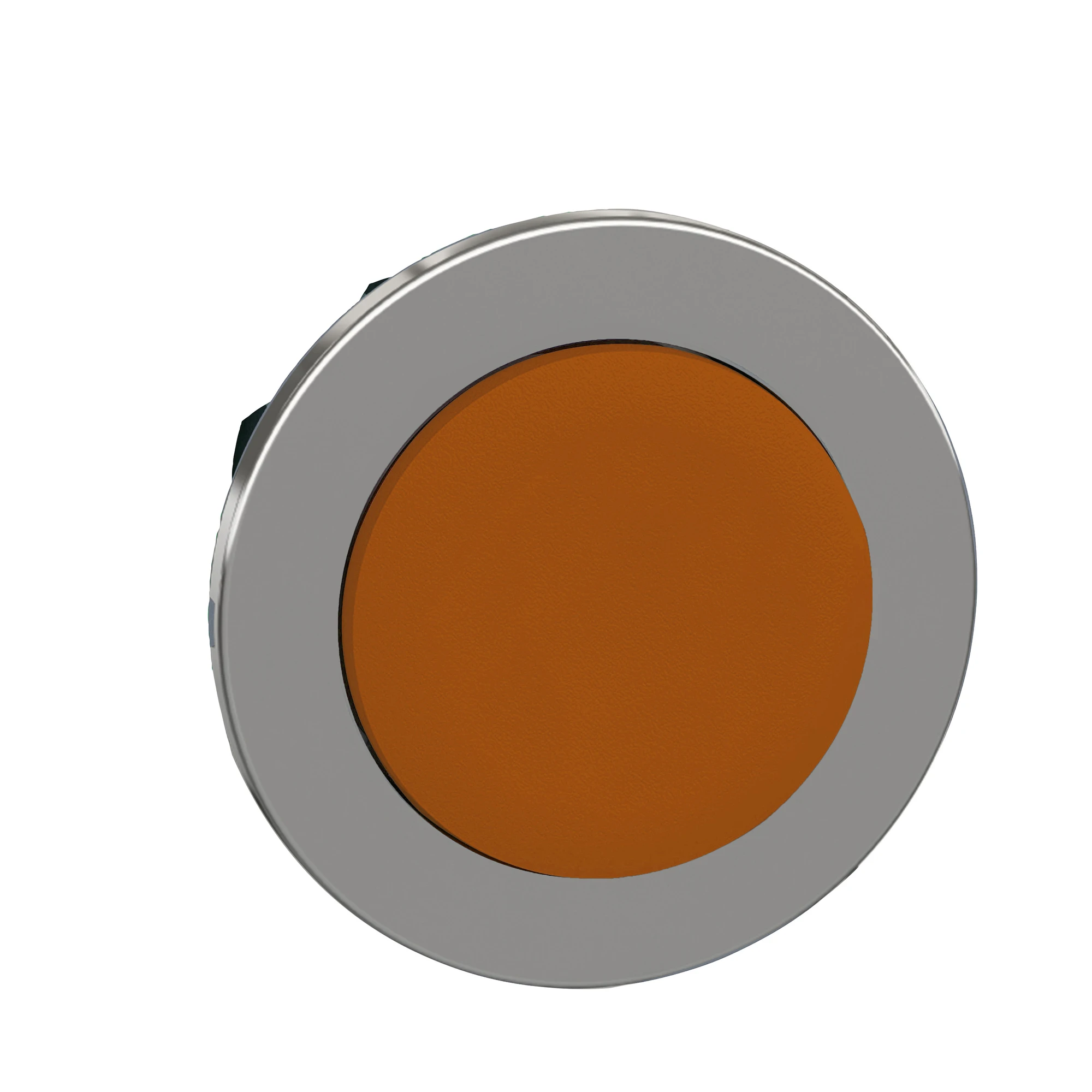 Schneider Electric ZB4FL5 Push button, Front element, Harmony XB4F, Metal, 30mm, orange, projecting, unlabelled, momentary (img_001)