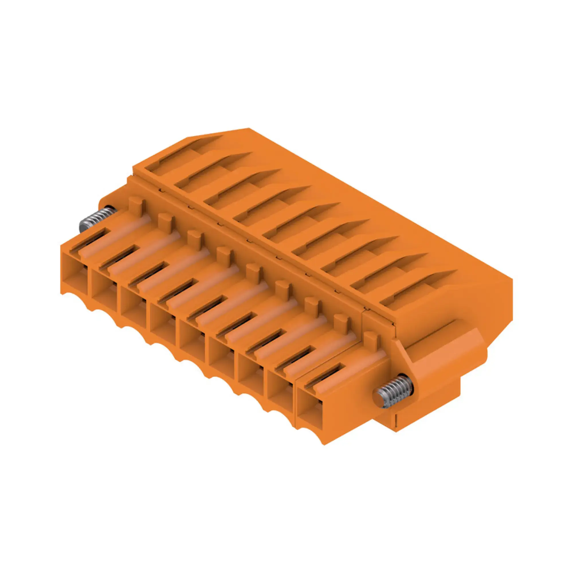 Weidmüller 1640000000 PCB connector (wire connection), 160 V, 12 A, Pitch in mm: 3.50, 1.5 mm², Number of poles: 9, Clamping yoke connection, Box (img_001)