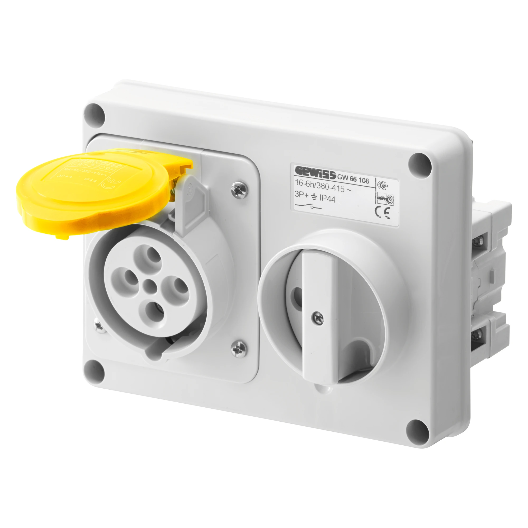GEWISS GW66103 IEC Steckdose schaltbar waagerecht ohne Gehaeuse 16A/5 pol. 110V IP44 (img_001) GEWISS GW66103 IEC Steckdose schaltbar waagerecht ohne Gehaeuse 16A/5 pol. 110V IP44 (img_001)