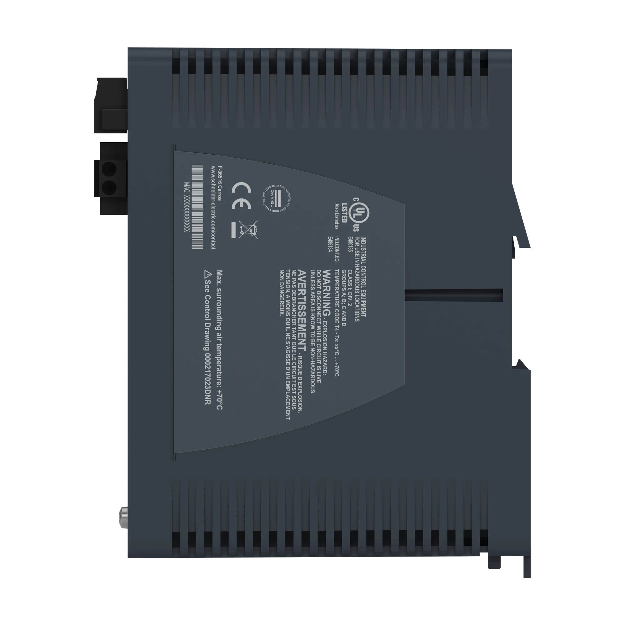 Schneider Electric MCSESM103F2CS0H Modicon Managed Switch, 8 Copper Ports (8TX 10/100 Mbps) + 2 Singlemode Fiber (2FX-SM 100 Mbps), robust design (img_006) Schneider Electric MCSESM103F2CS0H Modicon Managed Switch, 8 Copper Ports (8TX 10/100 Mbps) + 2 Singlemode Fiber (2FX-SM 100 Mbps), robust design (img_006)