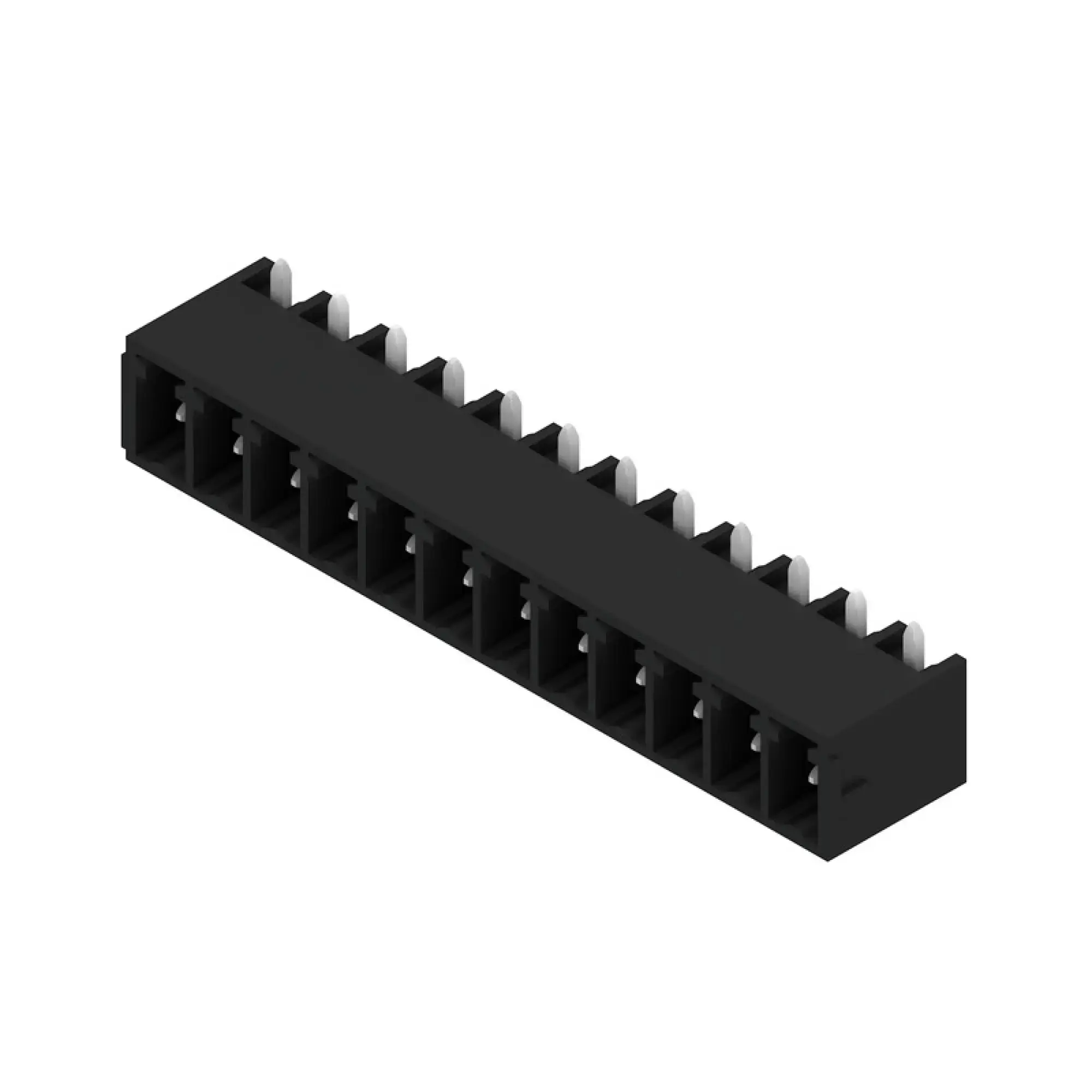 Weidmüller 1036940000 PCB connector (board connection), 160 V, 17.5 A, Pitch in mm: 3.81, Number of poles: 12, THT/THR solder connection, Box (img_001)