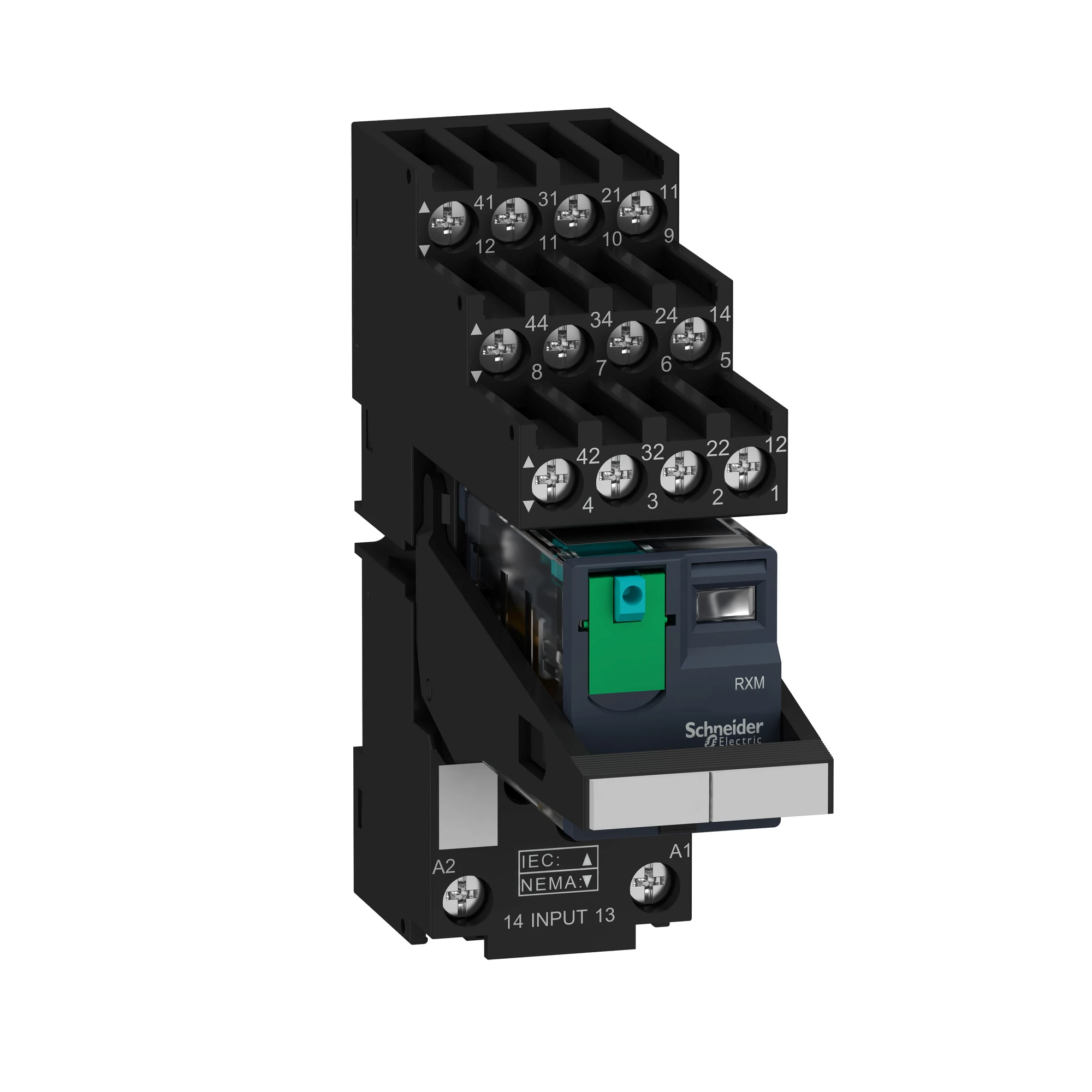 Schneider Electric RXM4AB2BDPVS Miniature relay 4W 6A 24VDC LED test button socket separate bracket shield mounted (img_001) Schneider Electric RXM4AB2BDPVS Miniature relay 4W 6A 24VDC LED test button socket separate bracket shield mounted (img_001)
