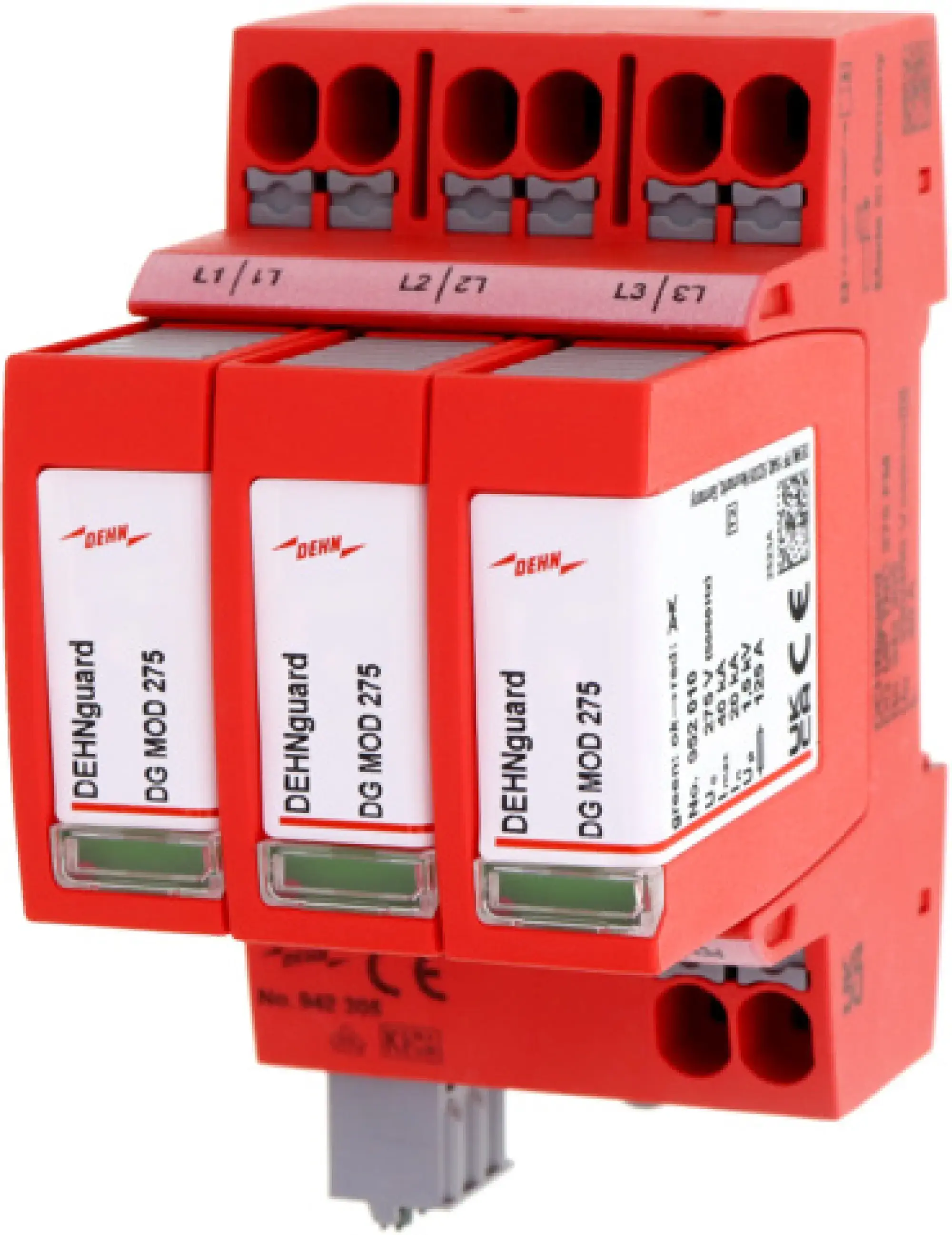 Dehn 942305 Type 2+3 surge arrester DEHNguard MP FM 3-pole Uc 275V TNC (img_001)