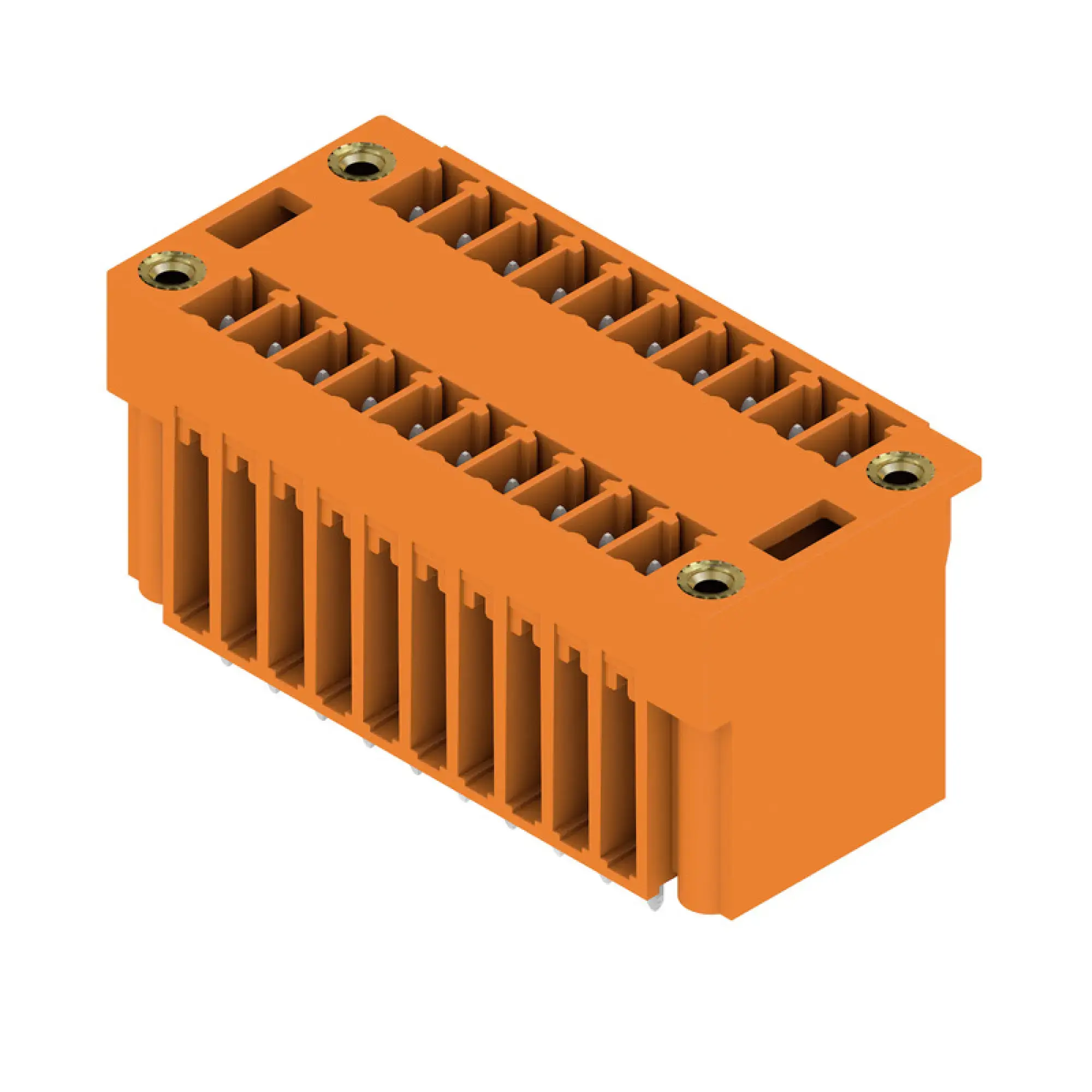 Weidmüller 1030530000 PCB connector (board connection), 160 V, 17.5 A, Pitch in mm: 3.81, Number of poles: 20, THT solder connection, Box (img_001)