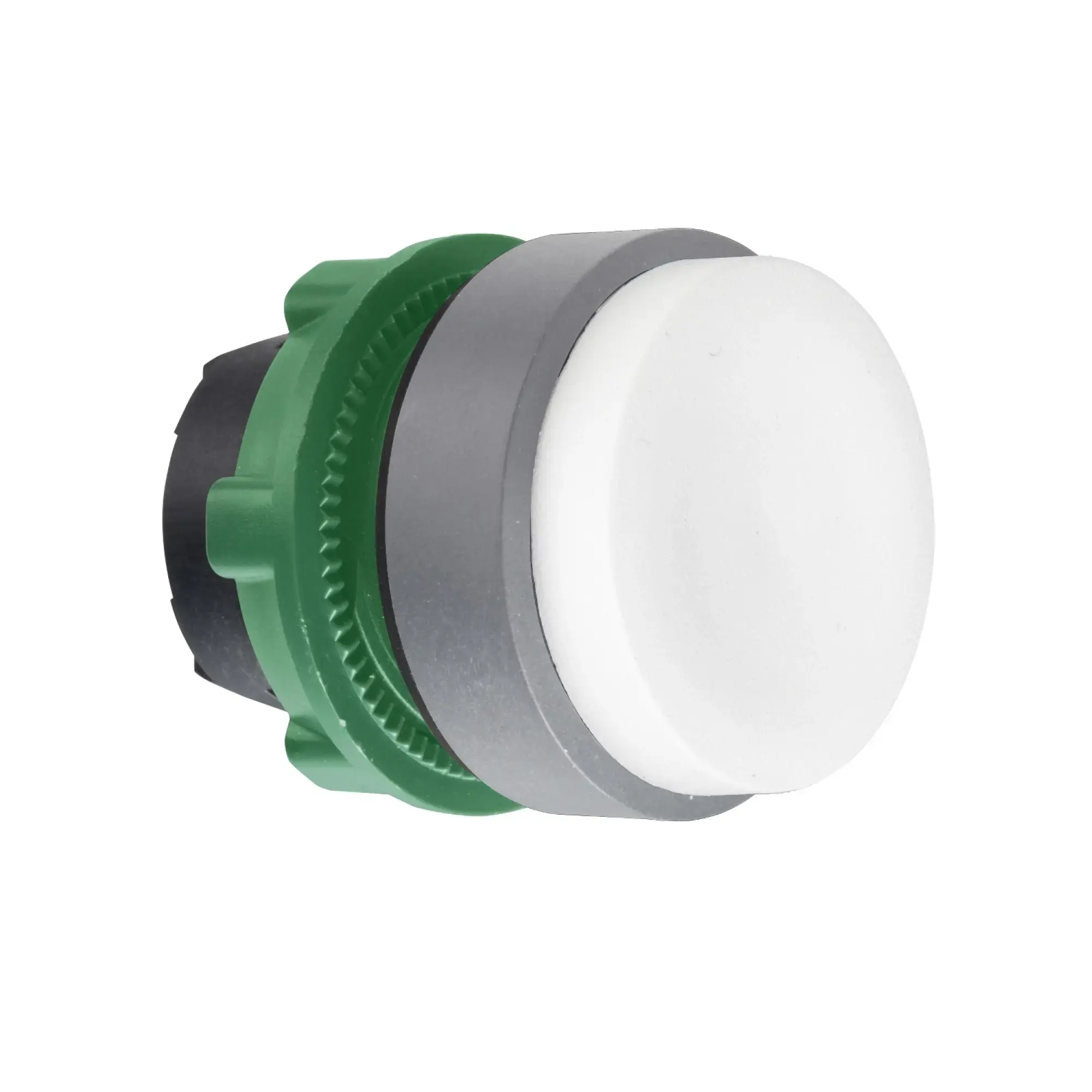 Schneider Electric ZB5AH1C0 Push-button, Front Element, Harmony XB5, Plastic, 22mm, Light Grey, White, Unlabelled, Projecting, Latching (img_002)