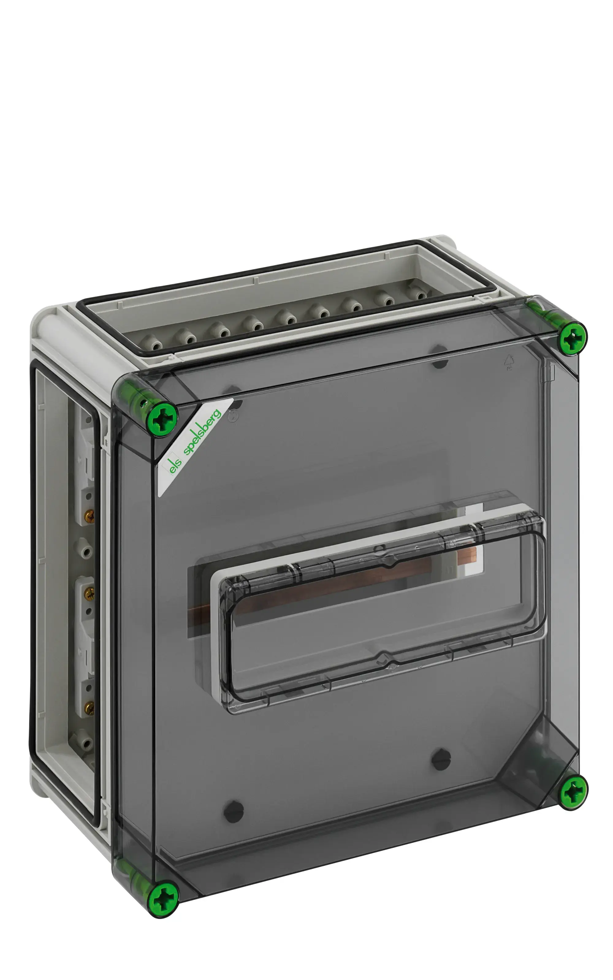 Spelsberg 04025201 Lightning protection enclosure, transparent, Type of protection IP65, Impact strength IK08, Protection class II, Rated voltage 400V AC, Halogen free (img_001) Spelsberg 04025201 Lightning protection enclosure, transparent, Type of protection IP65, Impact strength IK08, Protection class II, Rated voltage 400V AC, Halogen free (img_001)