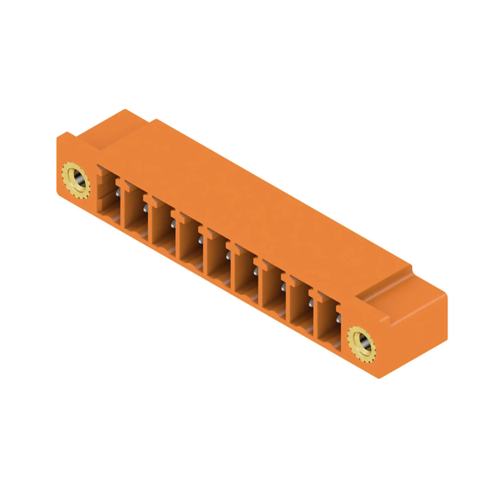 Weidmüller 1942520000 PCB connector (board connection), 160 V, 17.5 A, Pitch in mm: 3.81, Number of poles: 9, THT solder connection, Box (img_001)
