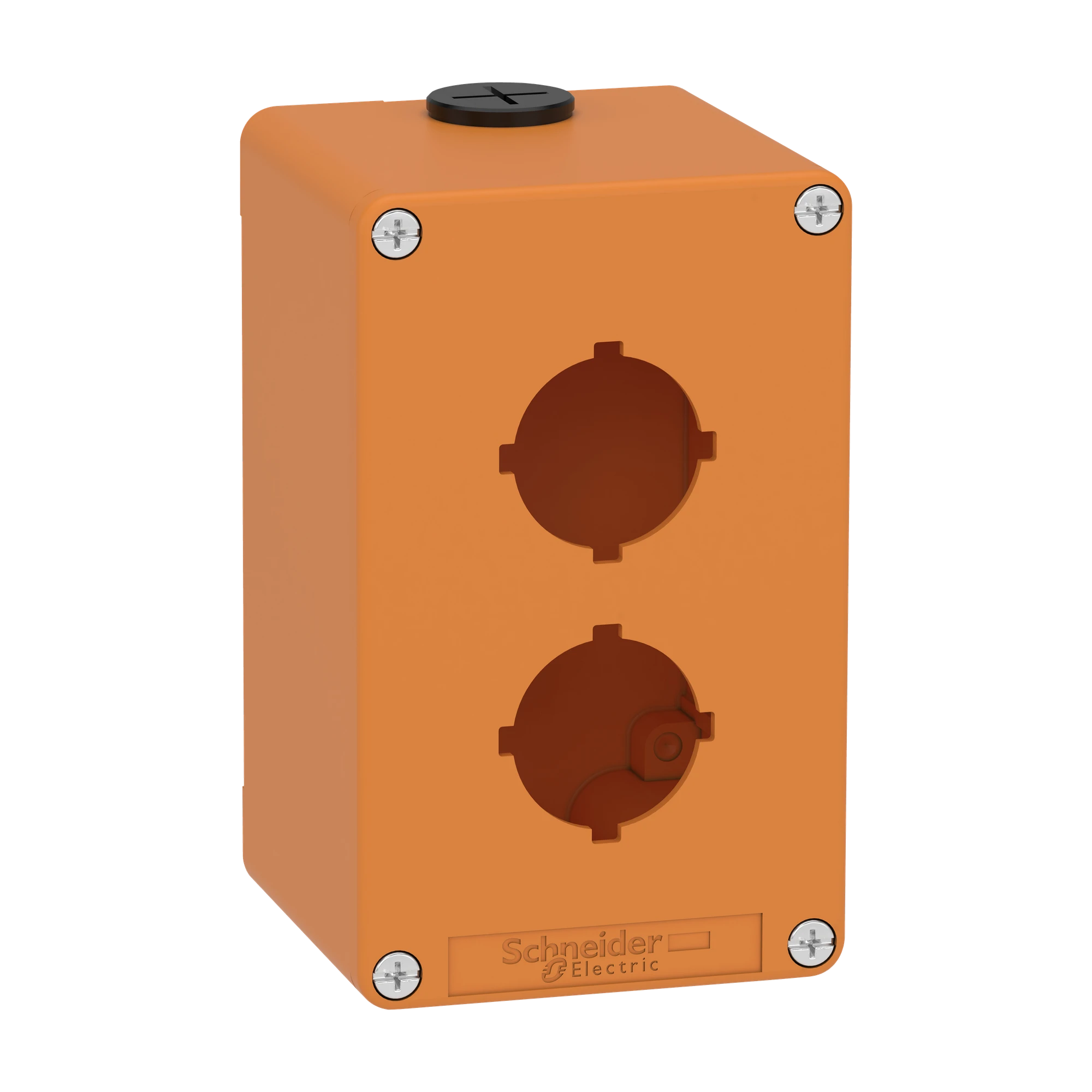 Schneider Electric XAPO2602 Enclosure XAP, Metal, Orange, for 2x30mm, 80x130x77, M20 (img_001) Schneider Electric XAPO2602 Enclosure XAP, Metal, Orange, for 2x30mm, 80x130x77, M20 (img_001)