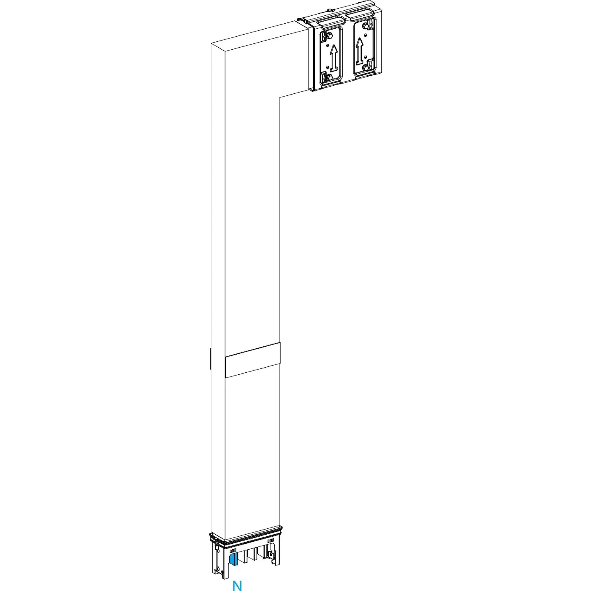 Schneider Electric KSA250DLF41F KSA Angle Element, 250A, flat PE outside, select length, fire barrier (img_002)