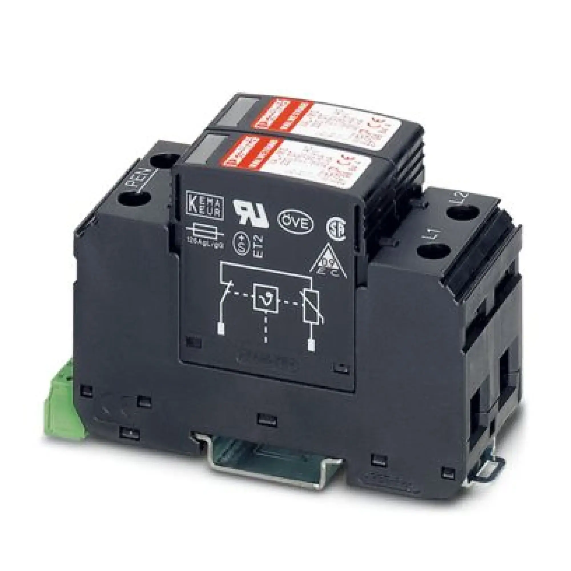 Phoenix Contact 2800102 Type 2 surge arrester VAL-MS 230/2+0-FM (img_001)