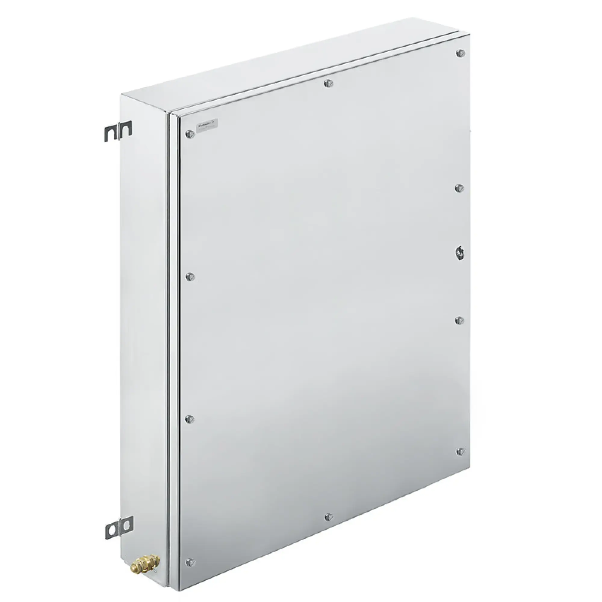 Weidmüller 8000108867 Metal housing, Width: 620 mm, Height: 760 mm, Depth: 150 mm, electropolished, Flange plate: No, 4 hinges and M6 hex-head slotted screws SW10 (img_001)