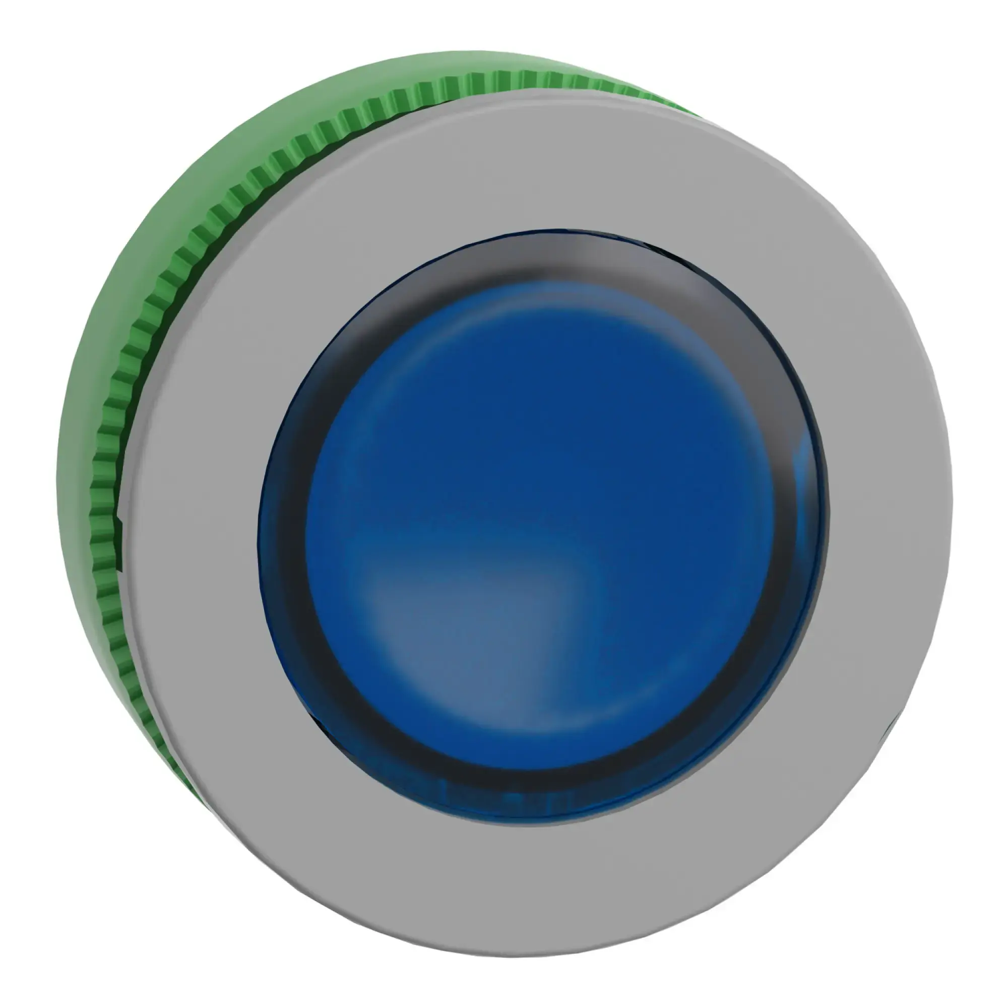Schneider Electric ZB5FV063C0 Pilot light, Front element, Harmony XB5F, Plastic, 30mm, antimicrobial, light grey, blue, for universal LED (img_008)
