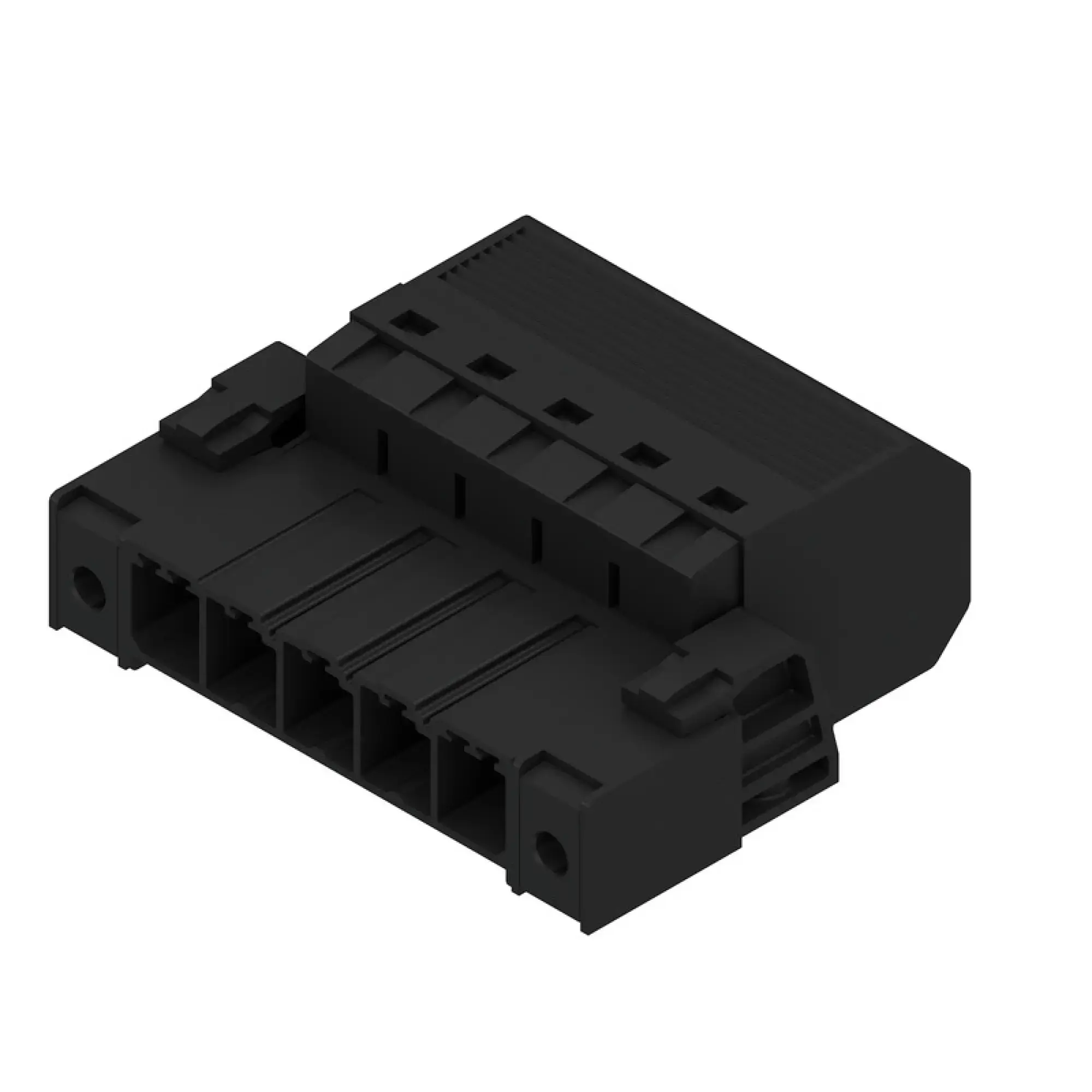 Weidmüller 1061000000 PCB connector (wire connection), 800 V, 57 A, Pitch in mm: 7.62, 10 mm², Number of poles: 5, PUSH IN without actuator, Tension-clamp connection, Box (img_001)