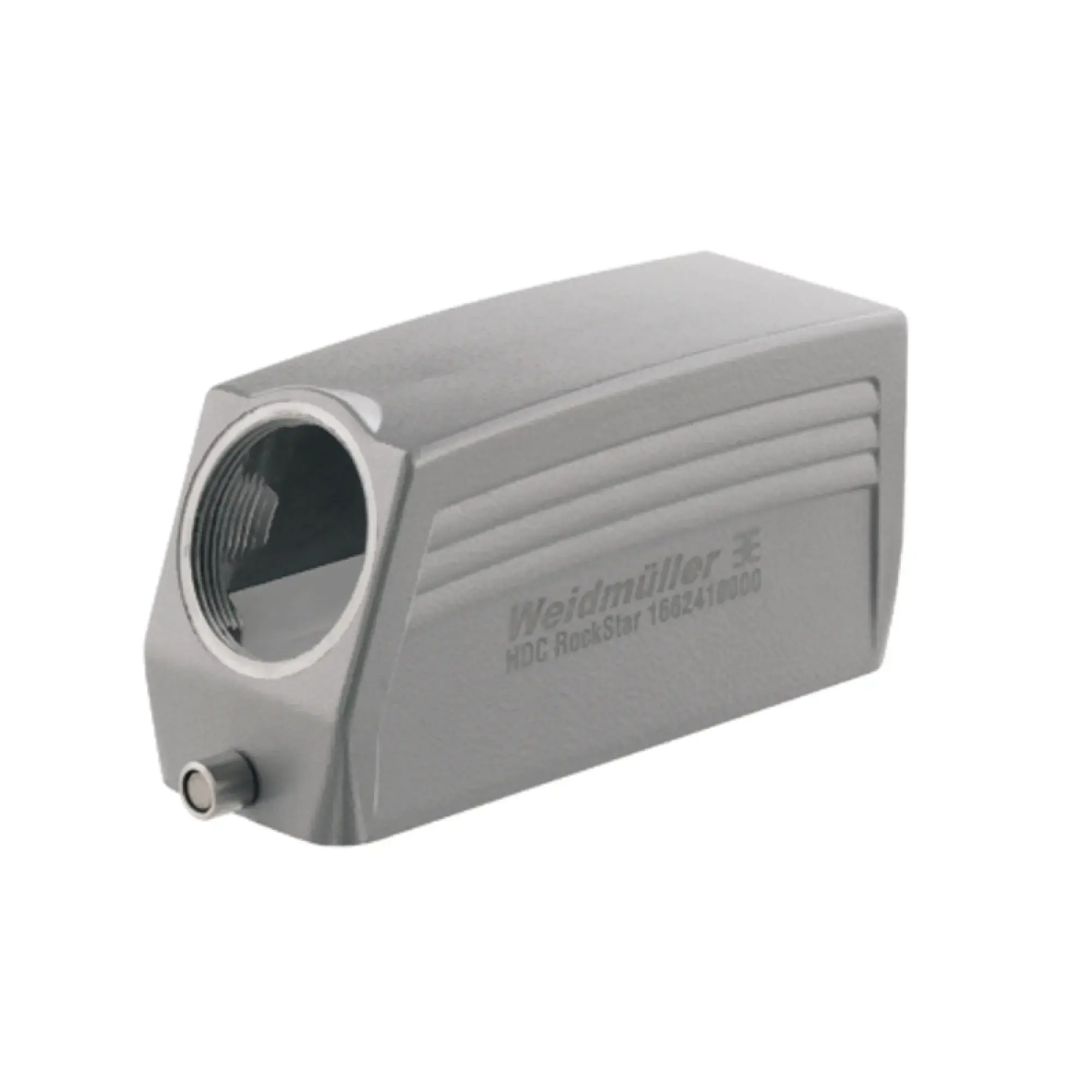Weidmüller 1662390000 Housing (industry plug-in connectors), Cable entry from side, Plug housing, End-locking clamp, lower side, Size: 8, IP65 (in plugged condition) (img_001)