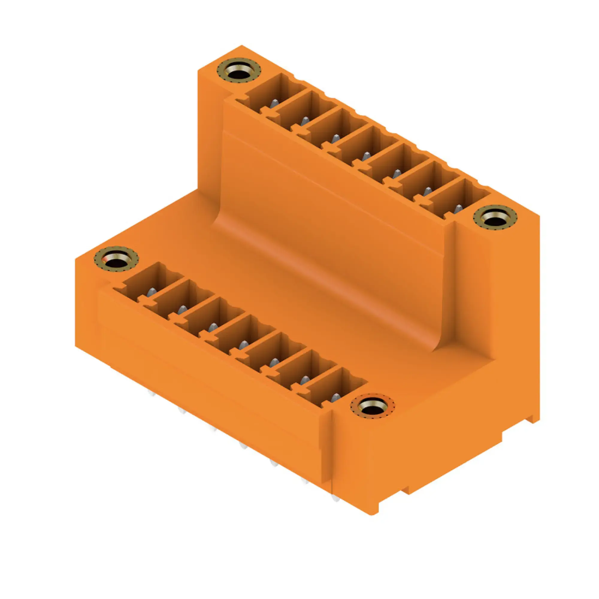 Weidmüller 1035040000 PCB connector (board connection), 160 V, 17.5 A, Pitch in mm: 3.81, Number of poles: 14, THT solder connection, Box (img_001)