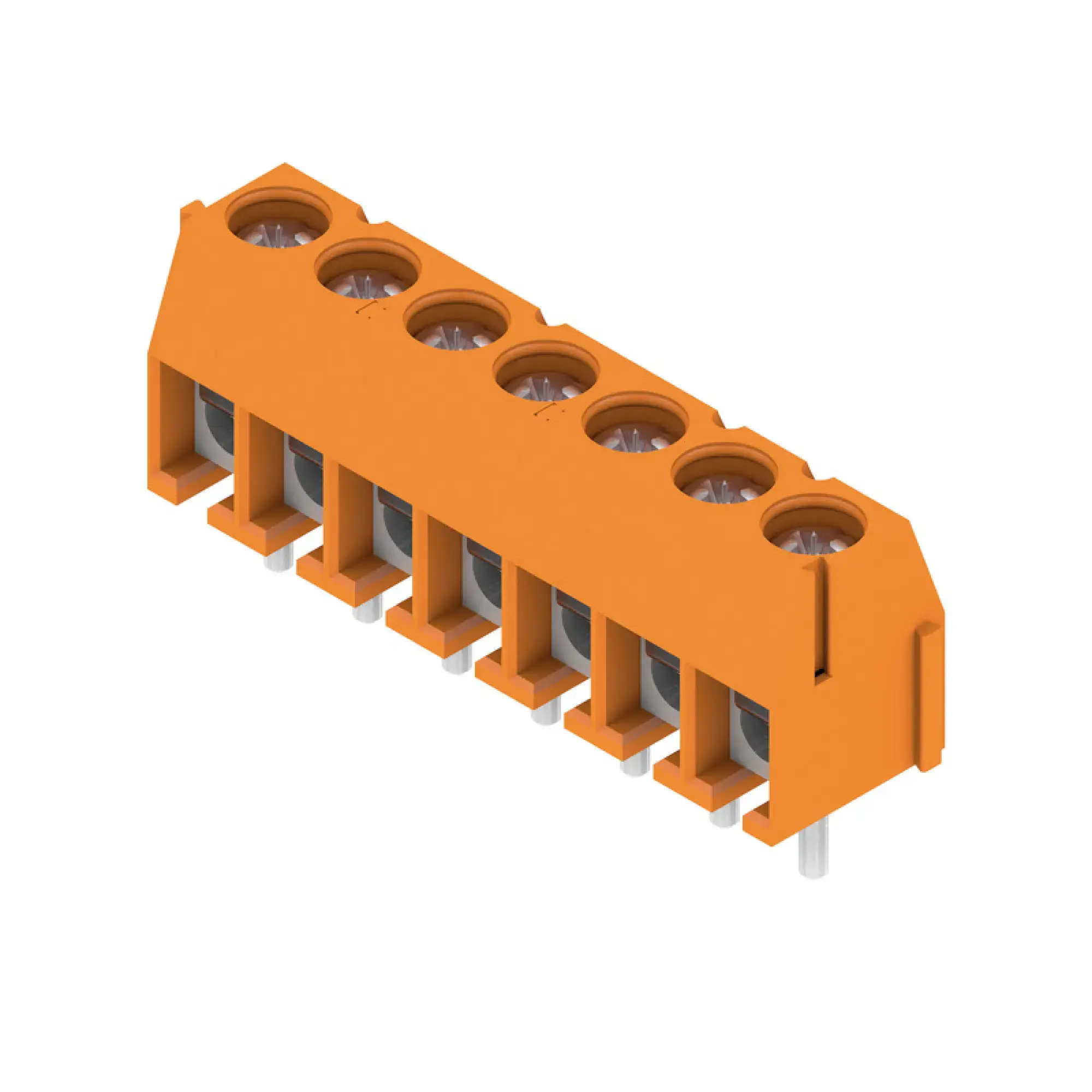 Weidmüller 1912370000 PCB terminal, 160 V, 17.5 A, Pitch in mm: 3.50, 1.5 mm², Number of poles: 7, Pressure clamp connection, THT solder connection, 90°, Box (img_001) Weidmüller 1912370000 PCB terminal, 160 V, 17.5 A, Pitch in mm: 3.50, 1.5 mm², Number of poles: 7, Pressure clamp connection, THT solder connection, 90°, Box (img_001)