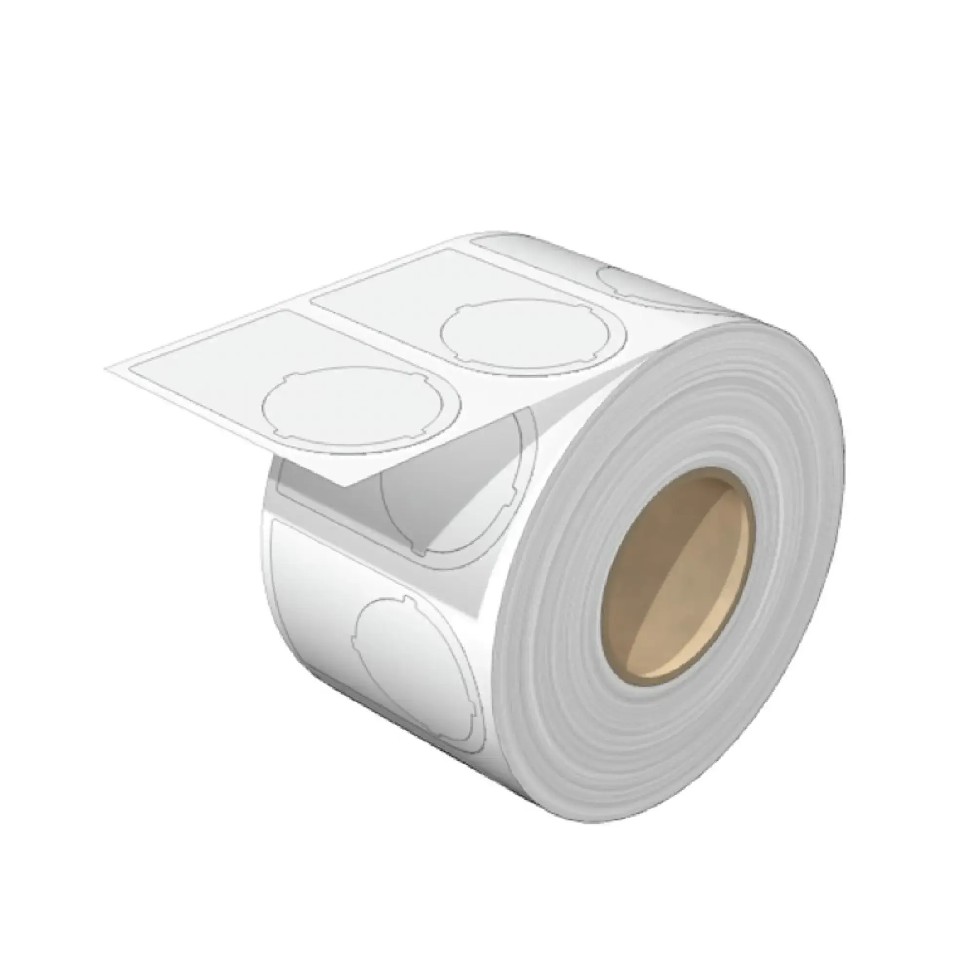 Weidmüller 2497020000 Device marking, Width: 36 mm, Polyester, white, Operating temperature range: -40...120 °C (img_001)