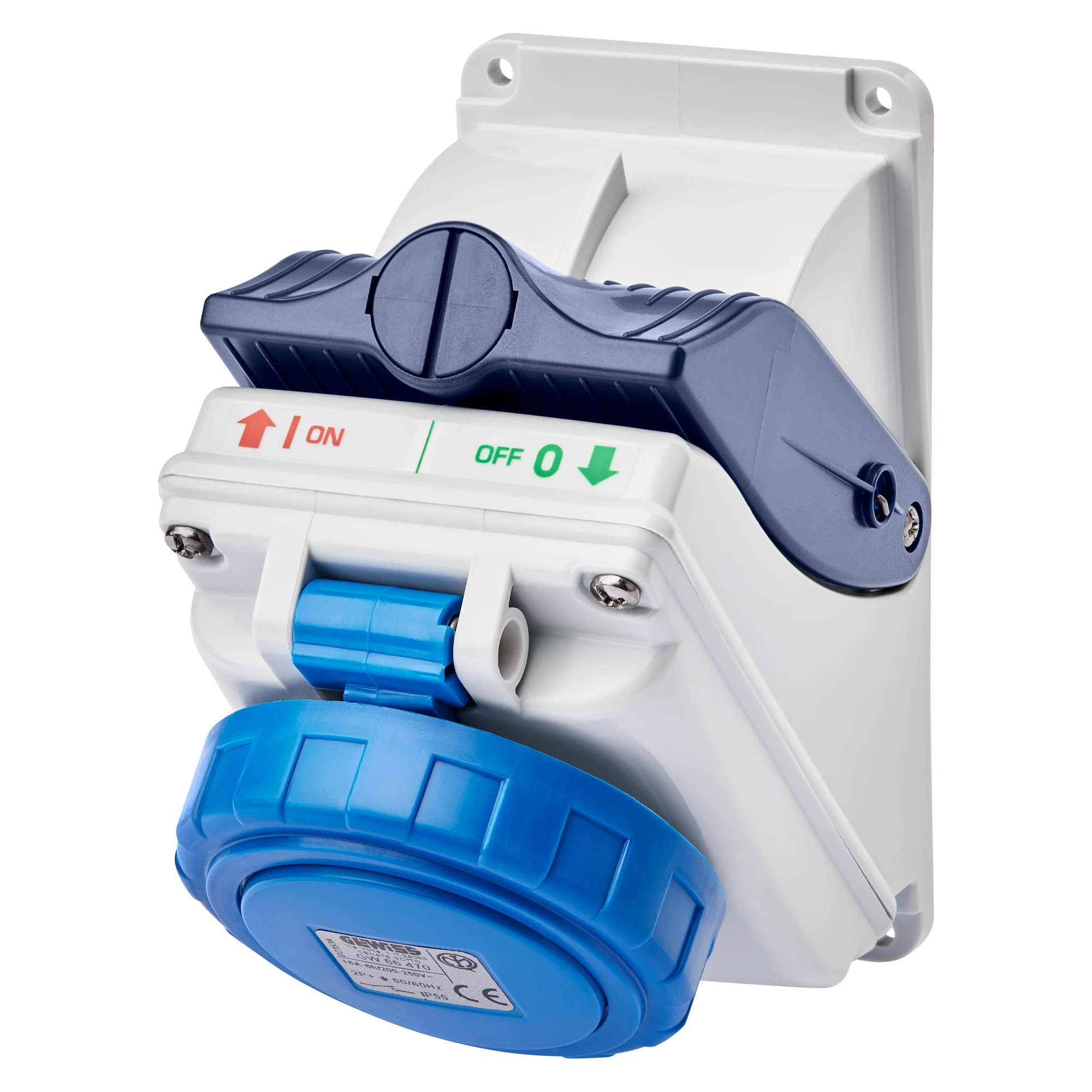 GEWISS GW66470 COMBIBLOC - WITHOUT BOTTOM - IP55 - 2P+E 16A 230V 6H (img_001)