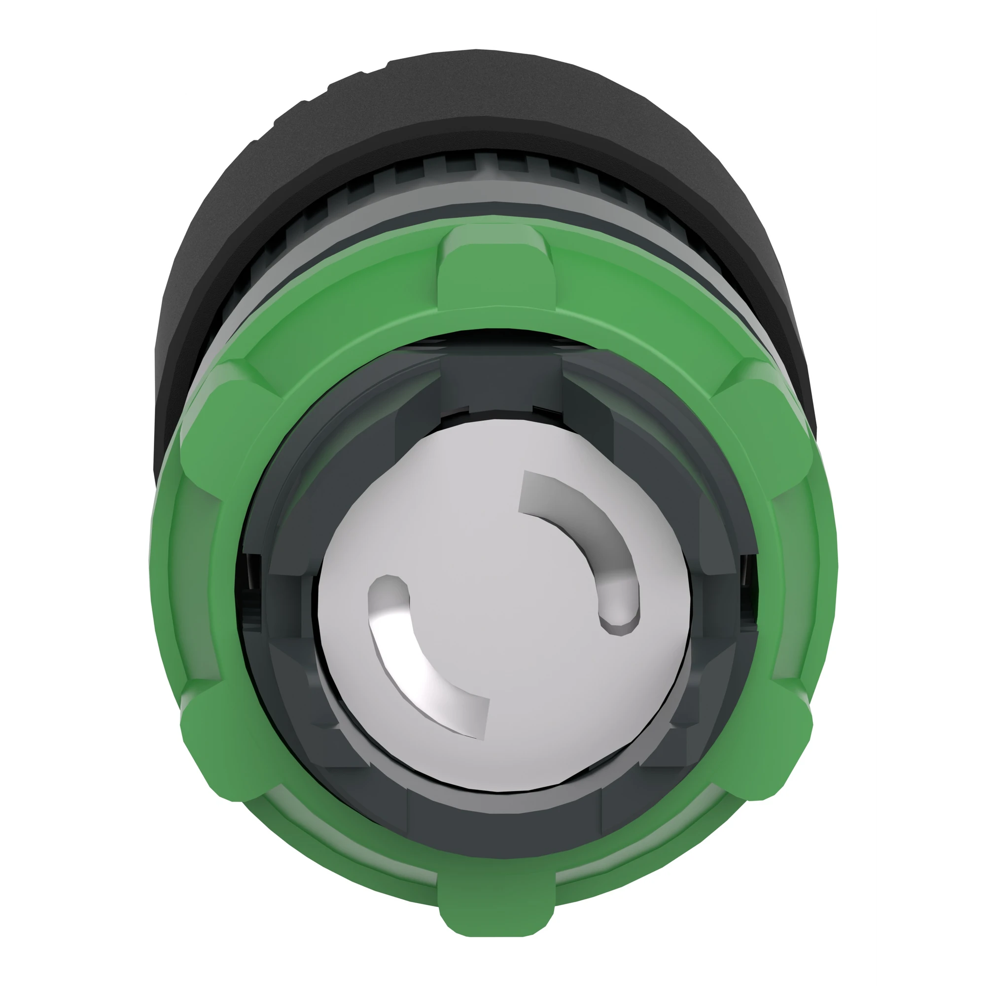 Schneider Electric ZB5AS42 Mushroom pushbutton, front element, Harmony XB5, plastic, 22mm, black, mushroom 30mm, twist release (img_006)