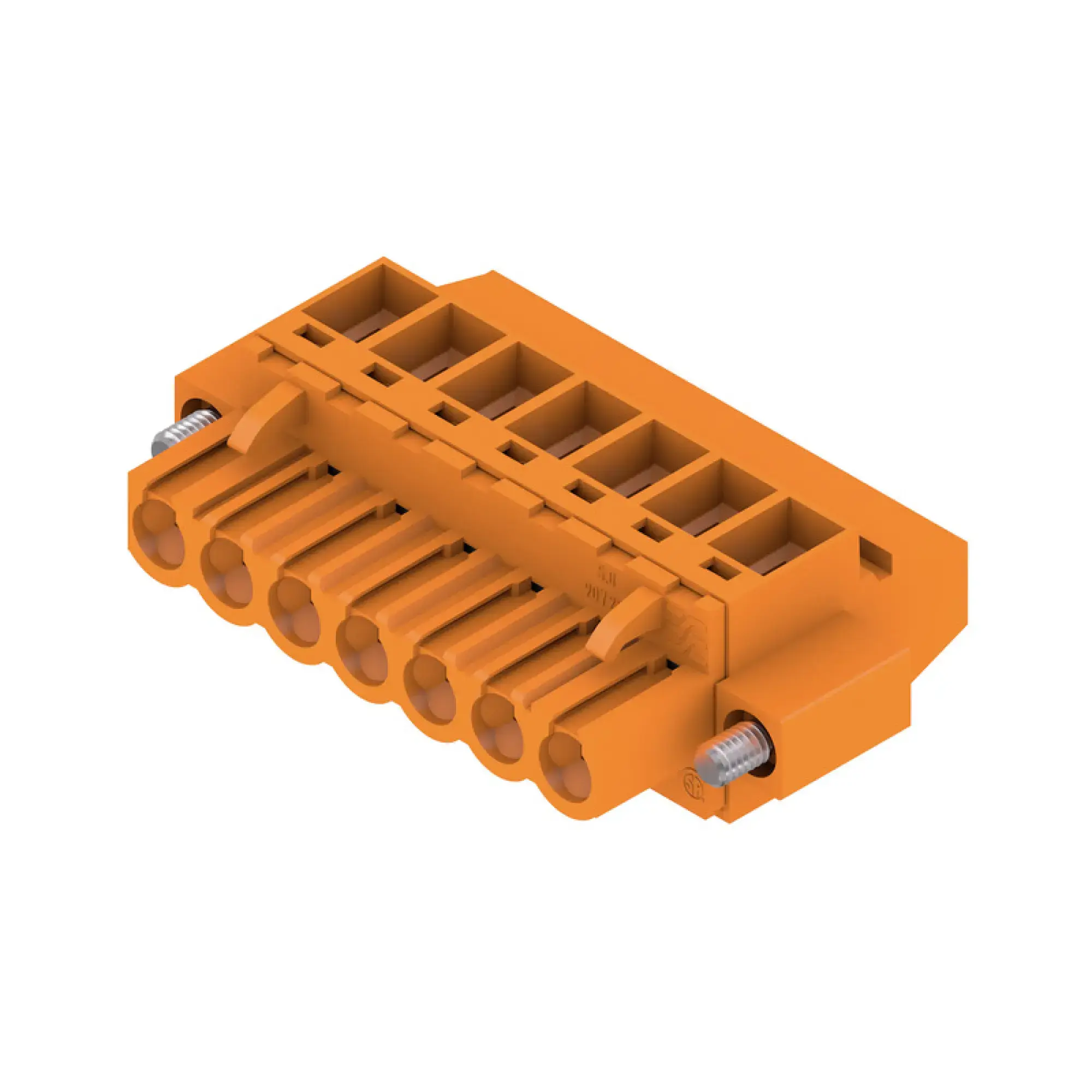 Weidmüller 1959470000 PCB connector (wire connection), 320 V, 23 A, Pitch in mm: 5.00, 4 mm², Number of poles: 7, Clamping yoke connection, Box (img_001) Weidmüller 1959470000 PCB connector (wire connection), 320 V, 23 A, Pitch in mm: 5.00, 4 mm², Number of poles: 7, Clamping yoke connection, Box (img_001)