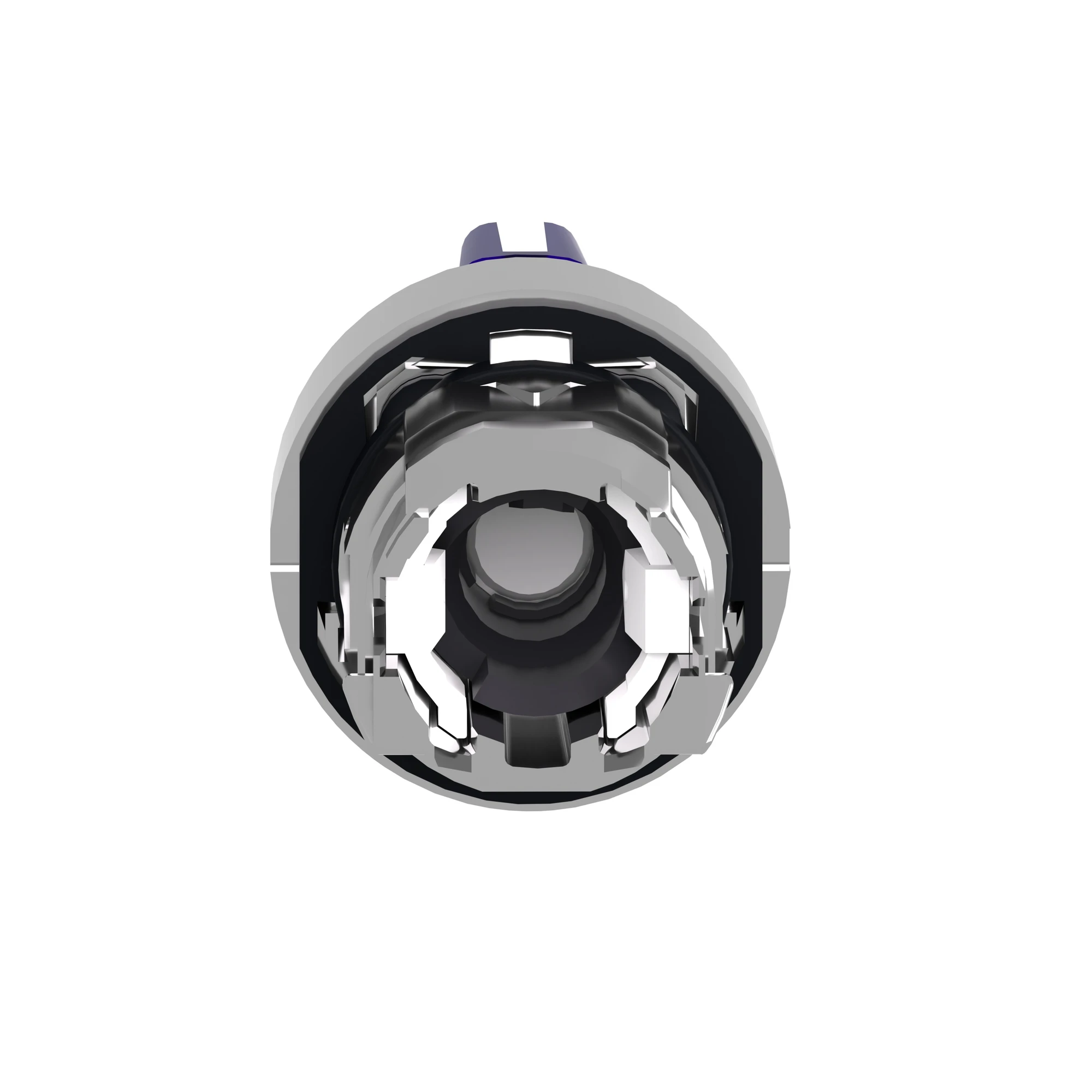 Schneider Electric ZB4BK1763 Illuminated selector switch, front element, Harmony XB4, metal, 22mm, blue, for universal LED, 3 positions, momentary left (img_002)