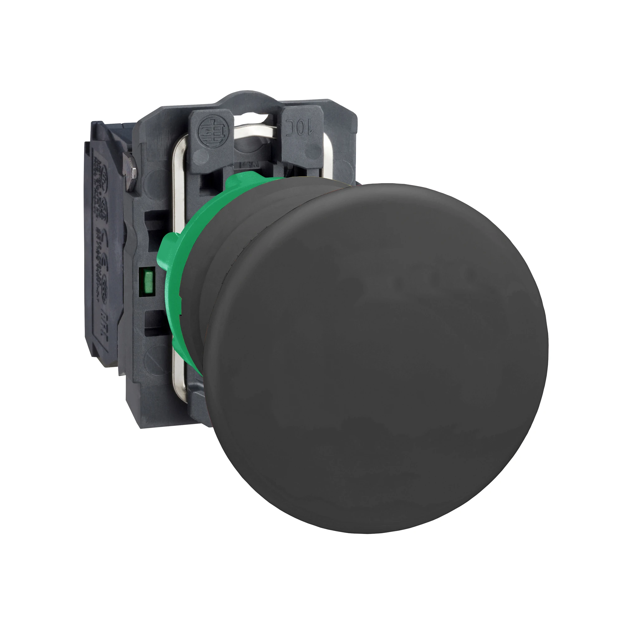 Schneider Electric XB5AC21 Mushroom Push Button, Harmony XB5, Plastic, Black, Unlabeled, 22mm, Momentary, 1NO (img_001) Schneider Electric XB5AC21 Mushroom Push Button, Harmony XB5, Plastic, Black, Unlabeled, 22mm, Momentary, 1NO (img_001)