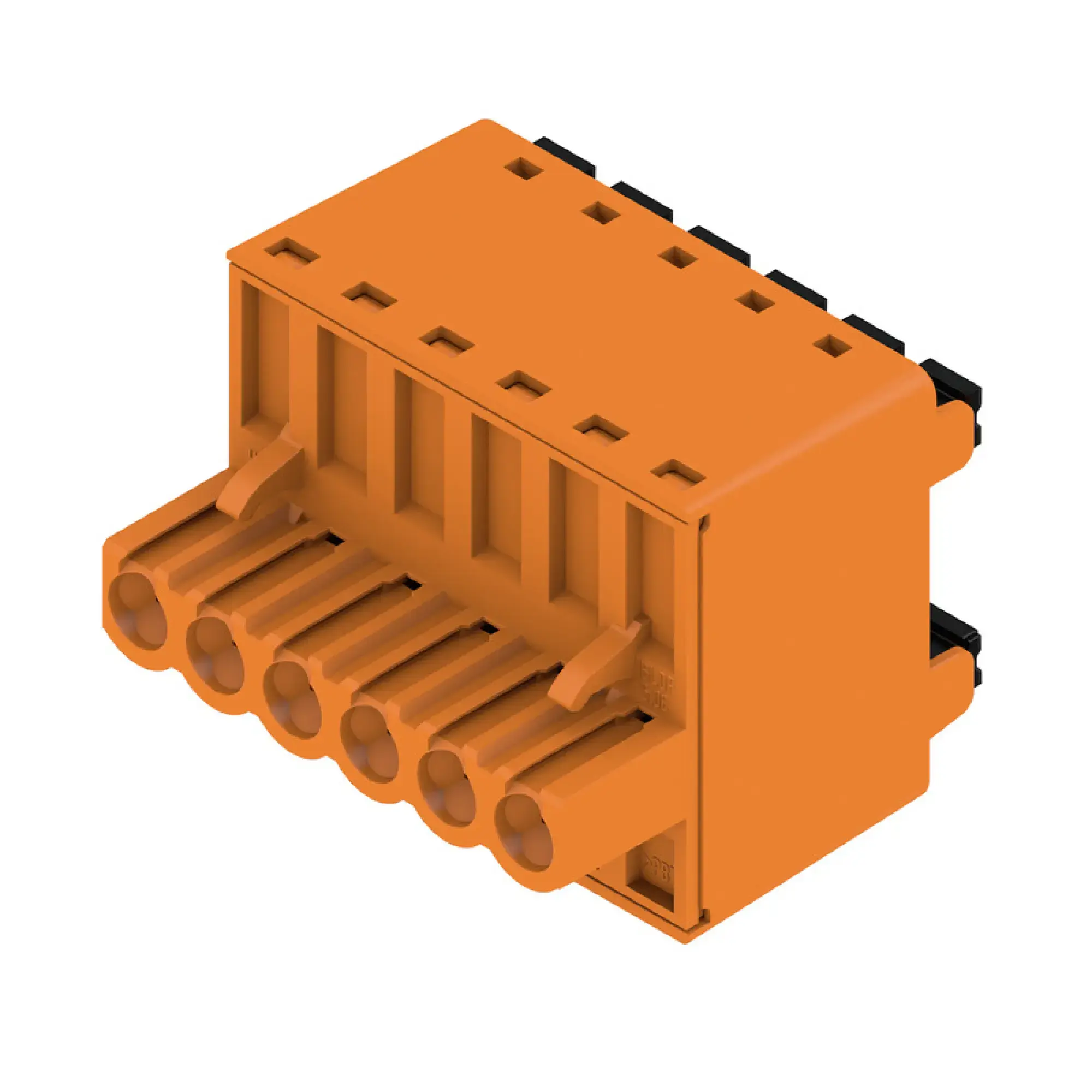Weidmüller 1001190000 PCB connector (wire connection), 320 V, 20.8 A, Pitch in mm: 5.08, 3.31 mm², Number of poles: 6, PUSH IN with actuator, Box (img_001)