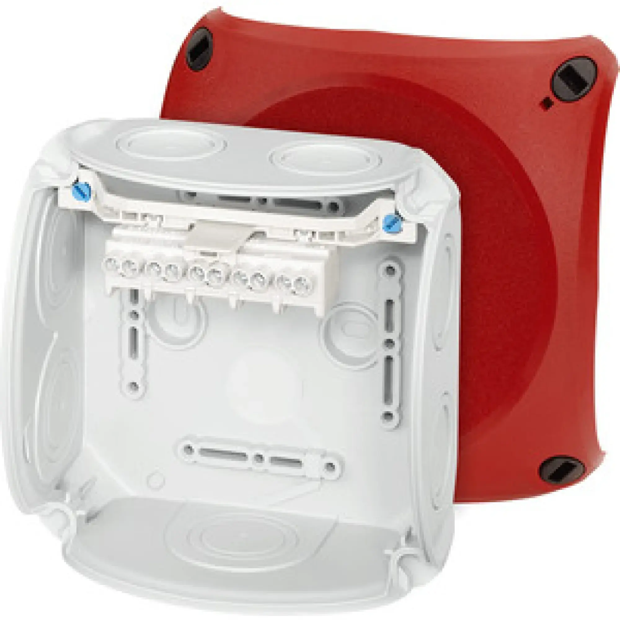 Hensel 62000040 Kabelabzweigkasten 1,5-4 qmm 5polig, mit rotem Deckel DK 0604 R (img_001)