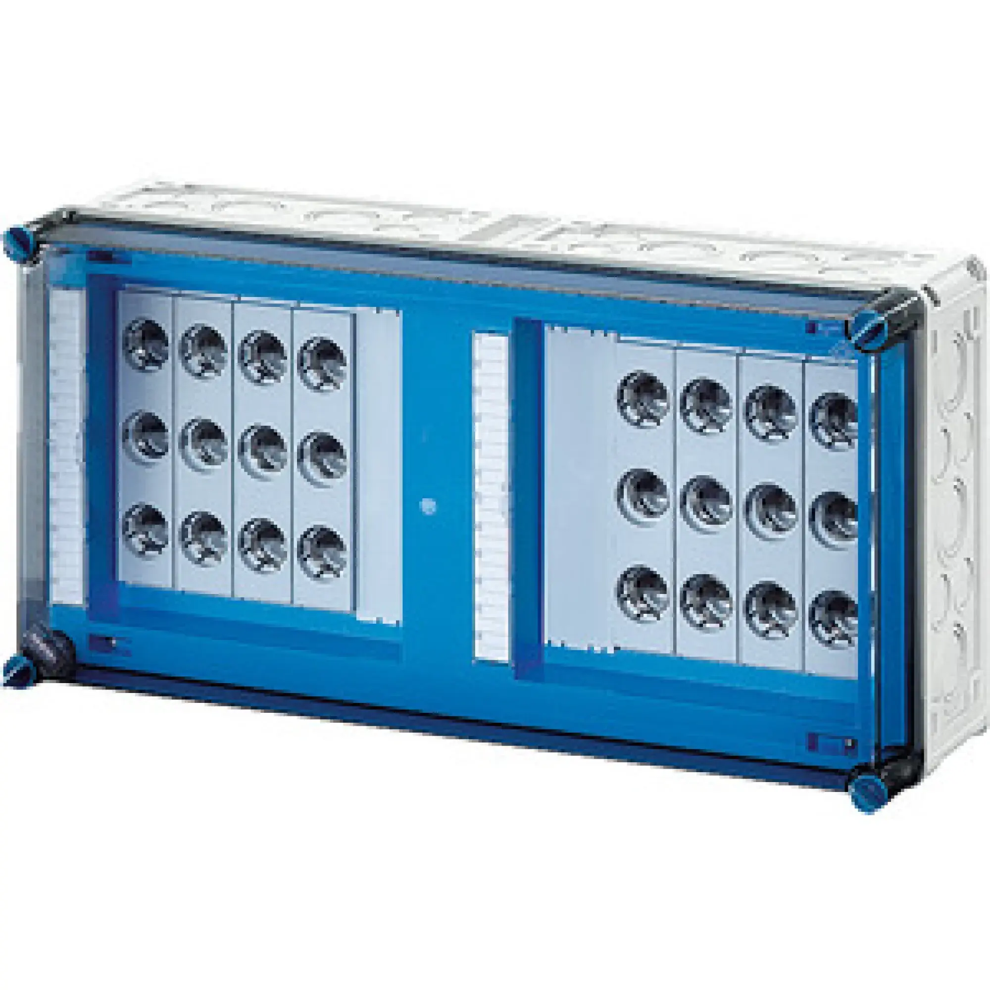 Hensel 2000626 Mi-Sicherungsgehäuse, 8x3x25A, DII, E27 auf Sammelschiene 250 A, 5polig Mi 3425 (img_002) Hensel 2000626 Mi-Sicherungsgehäuse, 8x3x25A, DII, E27 auf Sammelschiene 250 A, 5polig Mi 3425 (img_002)