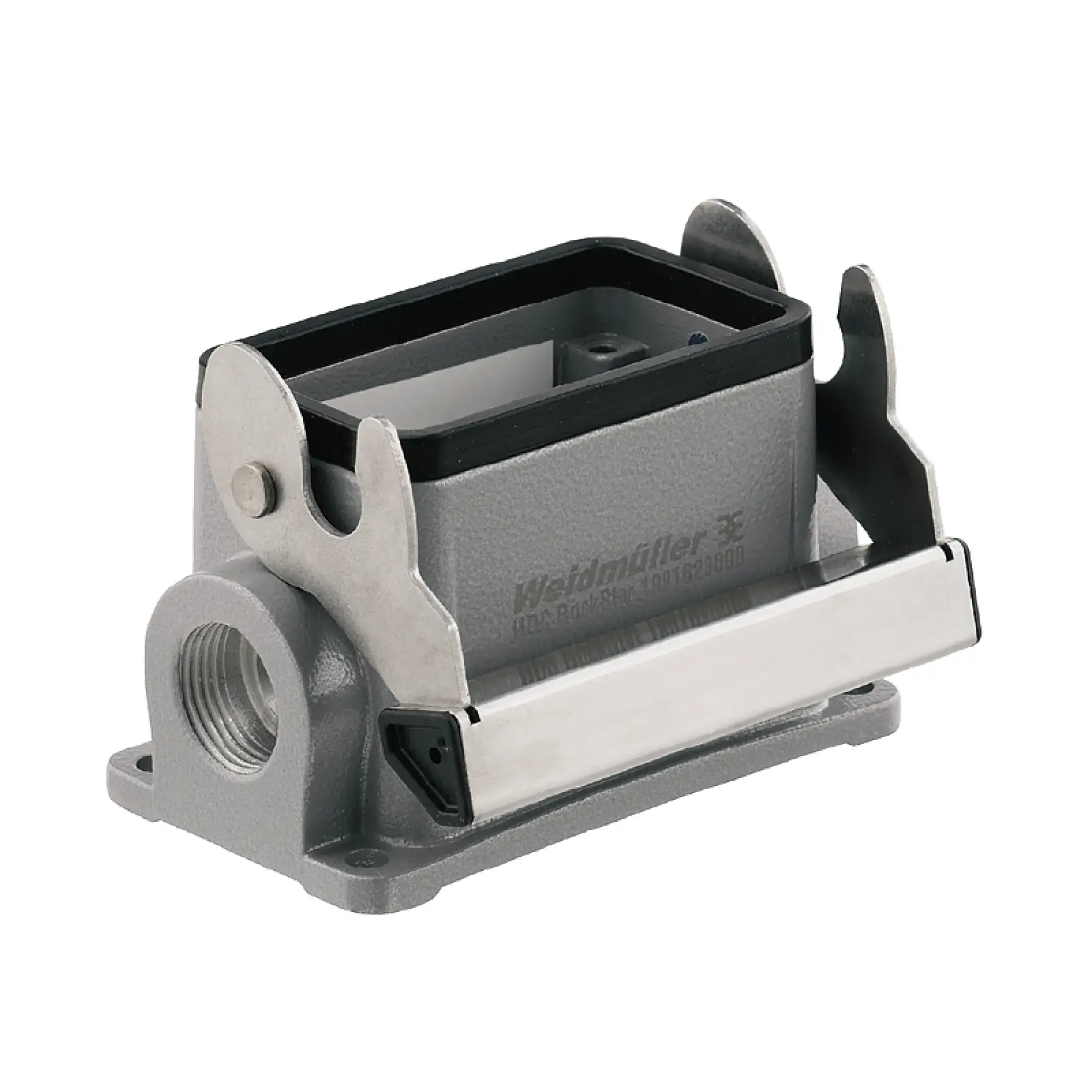 Weidmüller 1901620000 Housing (industry plug-in connectors), Base housing, End-locking clamp, lower side, Size: 4, IP65 (in plugged condition) (img_001)