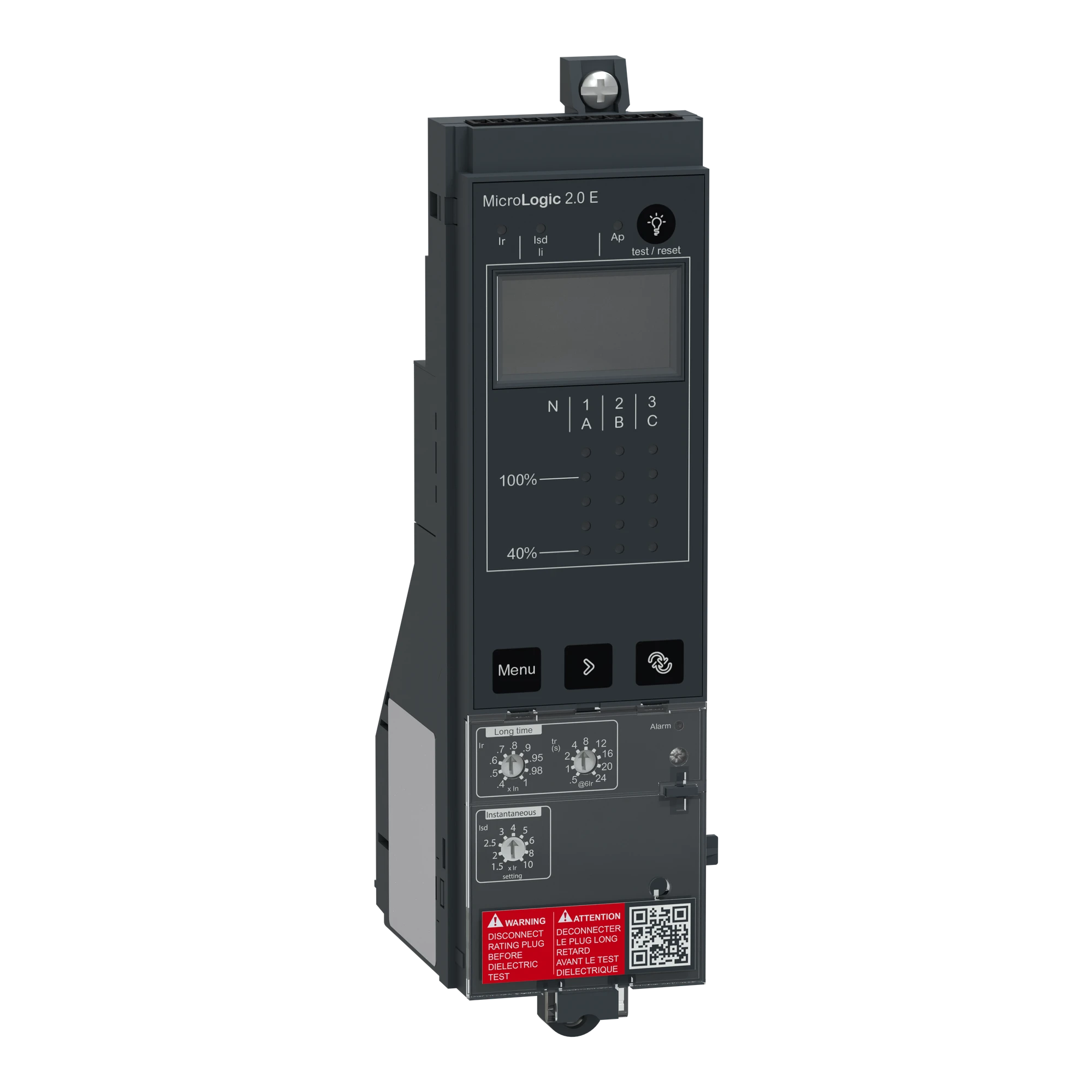 Schneider Electric C2EFM MicroLogic 2.0E Release Unit for ComPacT NS630b to NS3200 in Fixed Mount and with Toggle, Basic Protection (img_001)