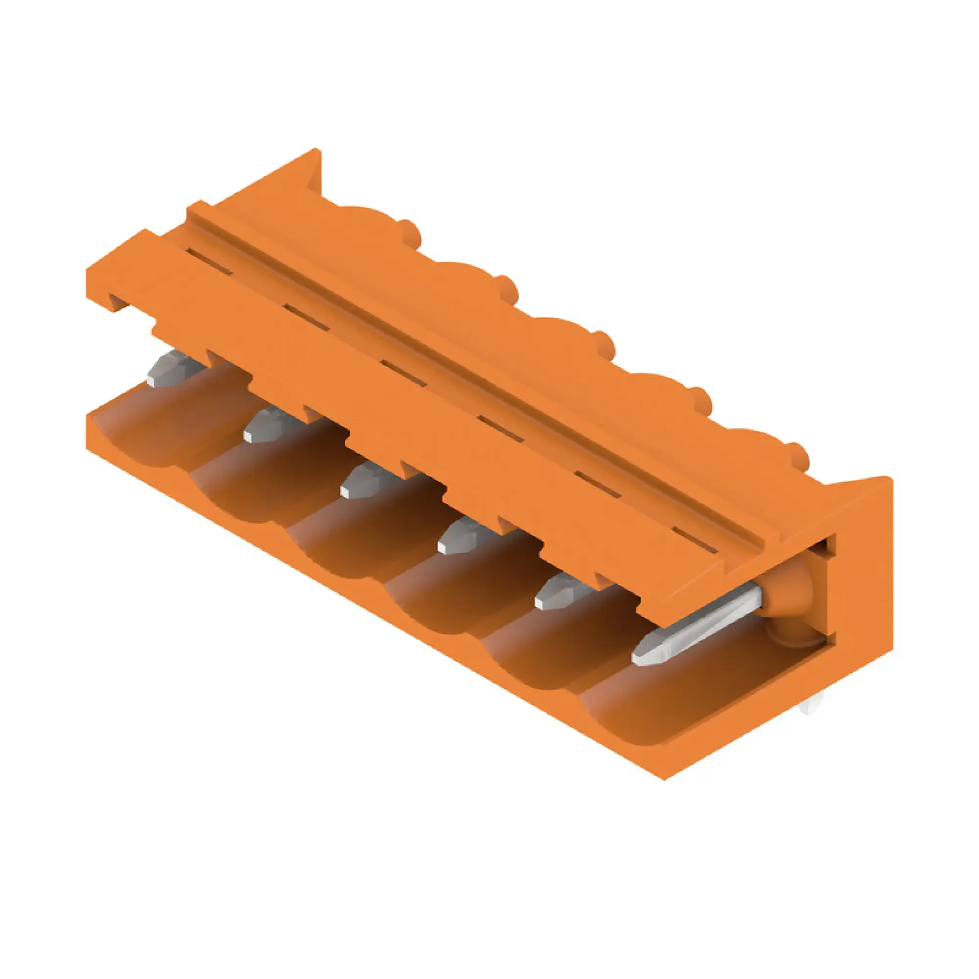 Weidmüller 1146810000 PCB connector (board connection), 320 V, 24 A, Pitch in mm: 5.08, Number of poles: 6, THT solder connection, Box (img_001)