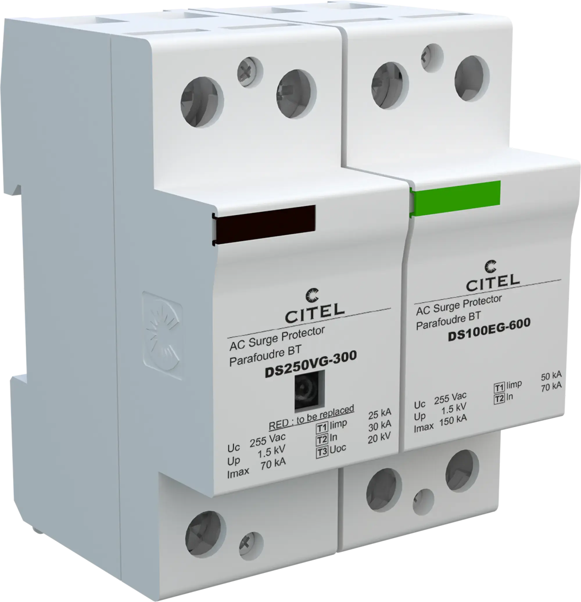 Citel 3403 Kombi-Ableiter 2-polig Typ 1+2+3 für 230/400 V TN-TT Netze, VG-Technology (img_001)