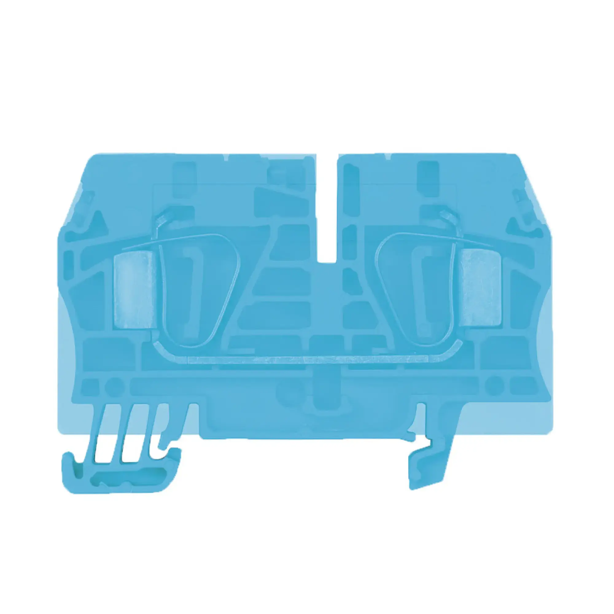 Weidmüller 1530040000 Supply terminal, Tension-clamp connection, blue, 6 mm², 41 A, 500 V, Number of connections: 2, Number of levels: 1, TS 35, V-0, Wemid (img_001) Weidmüller 1530040000 Supply terminal, Tension-clamp connection, blue, 6 mm², 41 A, 500 V, Number of connections: 2, Number of levels: 1, TS 35, V-0, Wemid (img_001)