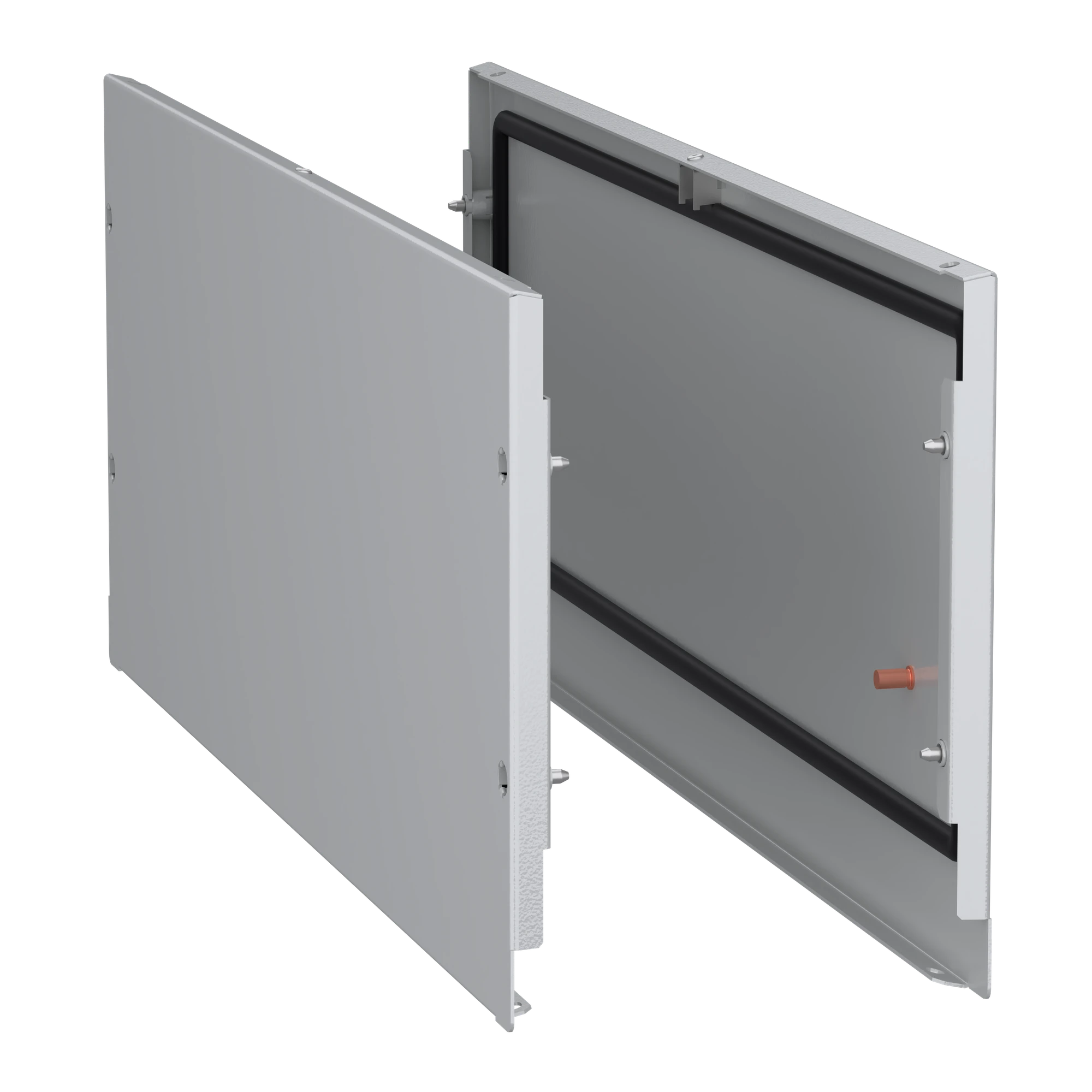 Schneider Electric NSYSPBCN38 Side panels, PanelSeT SFN, for busbar compartment W 800 mm, RAL 7035, set of 2 (img_001)