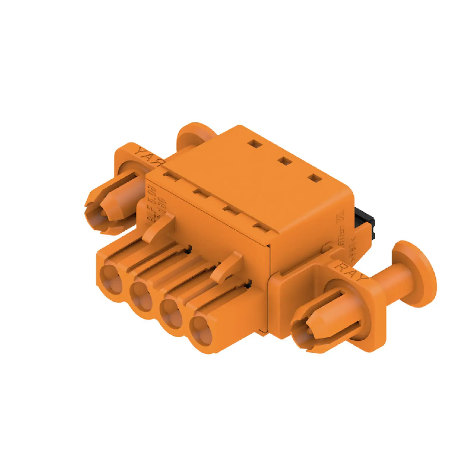 Weidmüller 1353270000 PCB connector (wire connection), 320 V, 24 A, Pitch in mm: 5.08, 3.31 mm², Number of poles: 4, PUSH IN with actuator, Box (img_001)