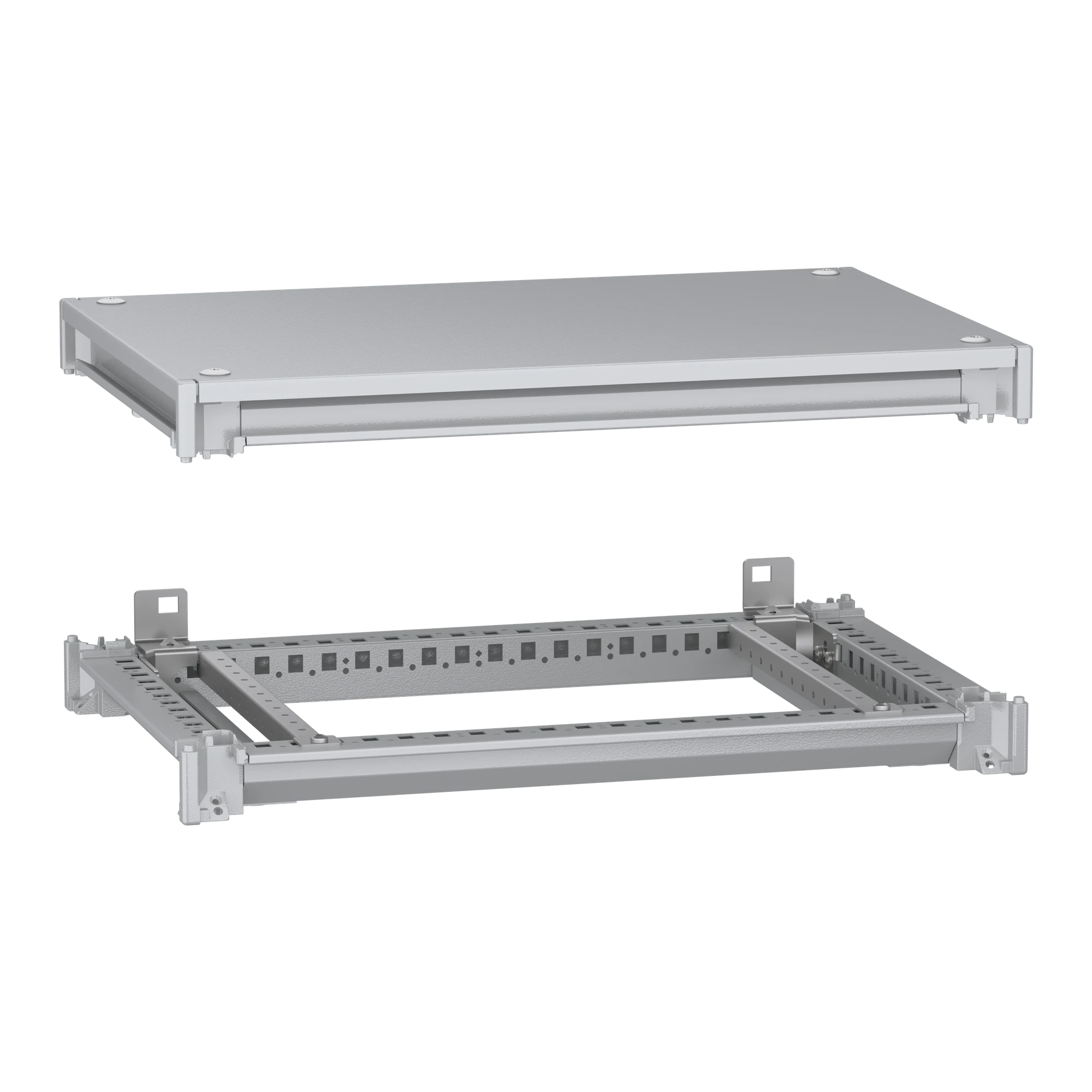 Schneider Electric NSYSFNC64 Lower and upper frame, PanelSeT SFN, for electrical enclosures W 600 x D 400 mm, including roof (img_001)