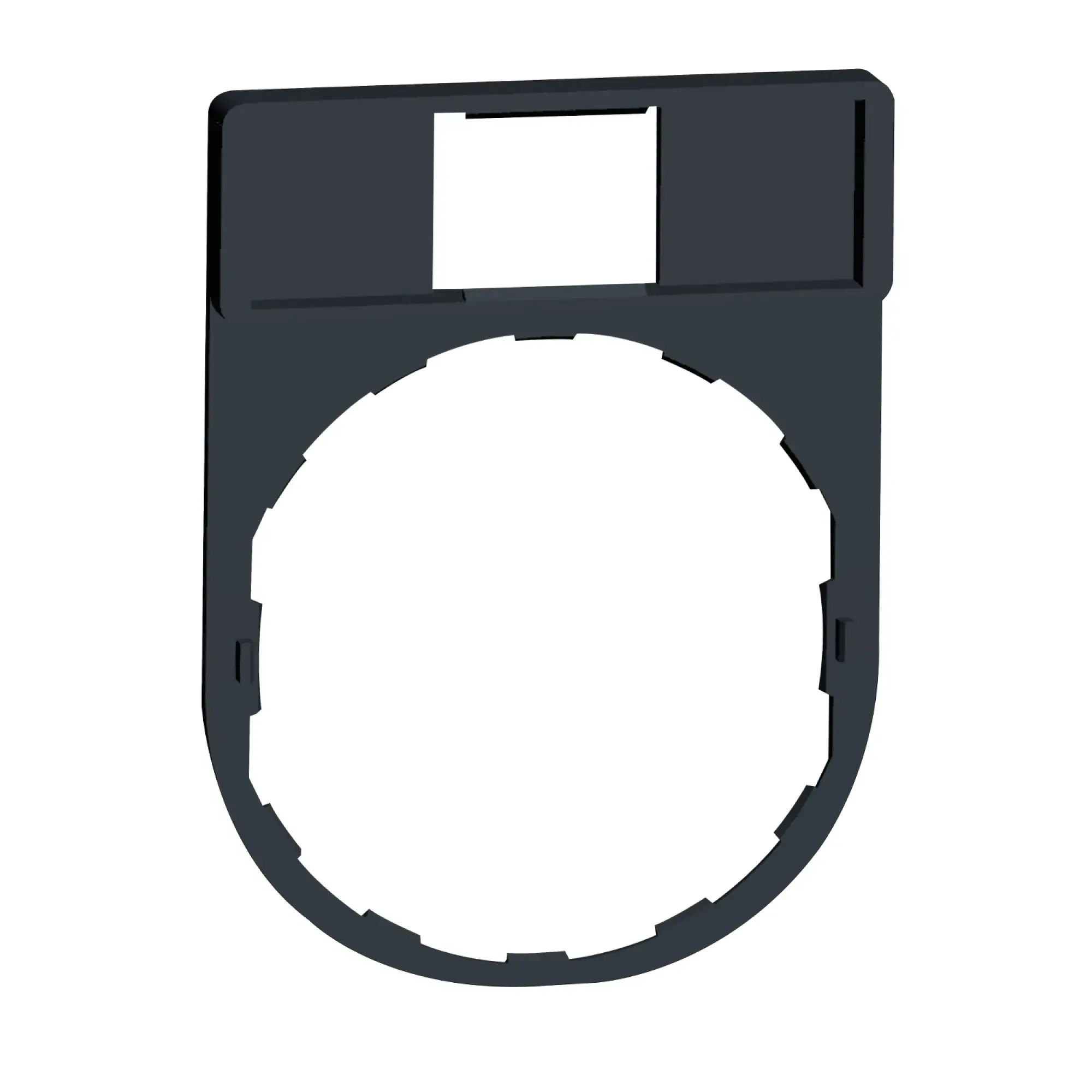 Schneider Electric ZBZ32 Label holder 30x40mm w/o plate, for Ø 22 devices (img_008) Schneider Electric ZBZ32 Label holder 30x40mm w/o plate, for Ø 22 devices (img_008)